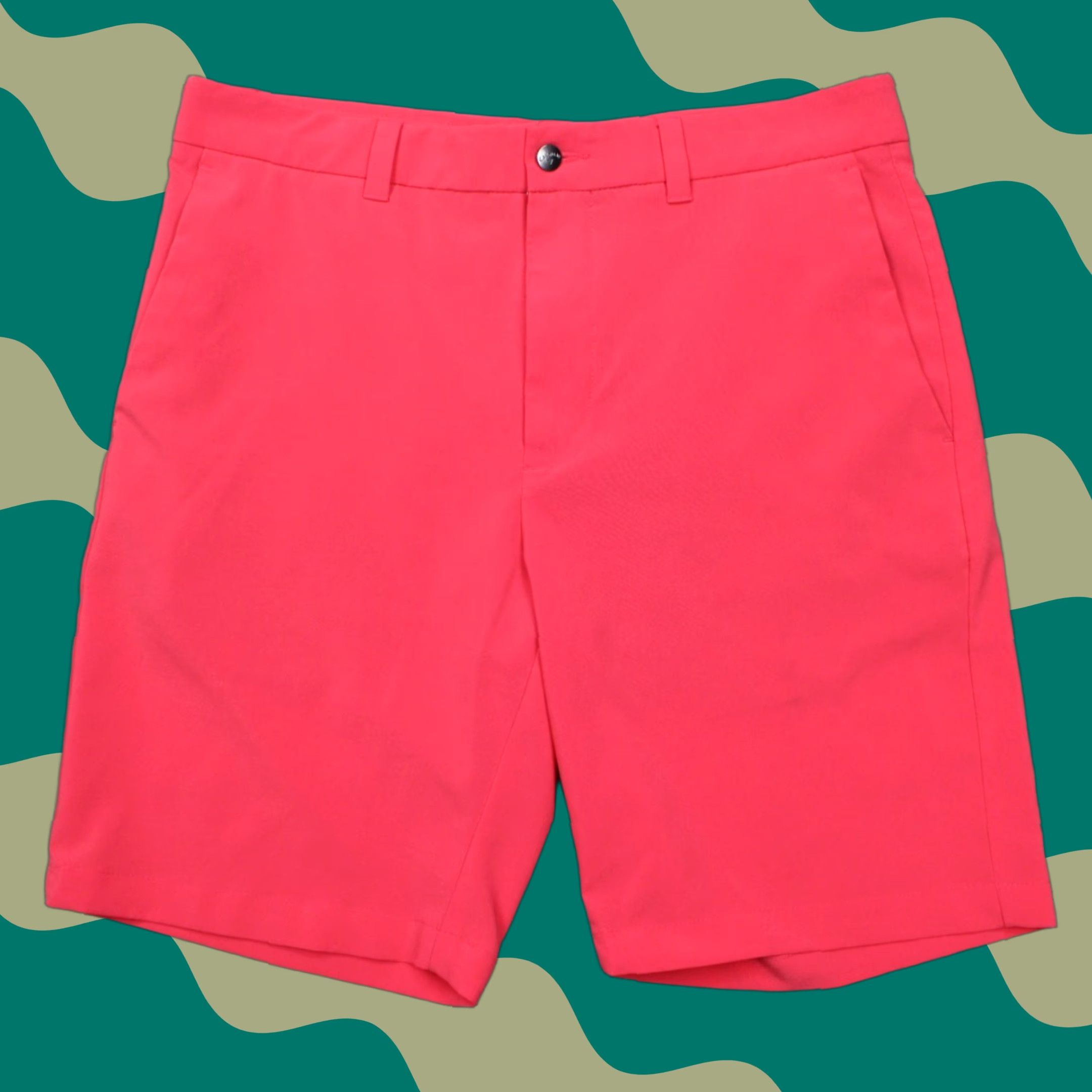 Callaway Callaway Golf Shorts Mens 32 Pink Polyester Stretch Flat Front w/ 9" inseam Size US 32 / EU 48 - 1 Thumbnail