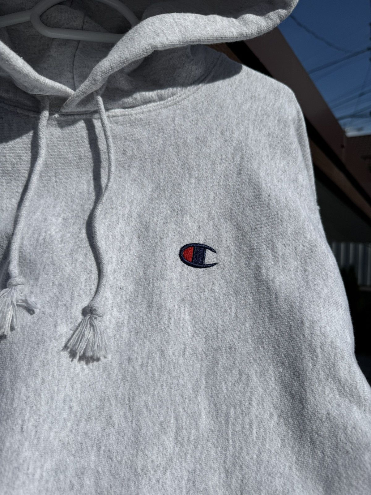 Champion × Vintage Vintage 00’s Champion Boxy Cropped Hoodie Size US XL / EU 56 / 4 - 4 Thumbnail