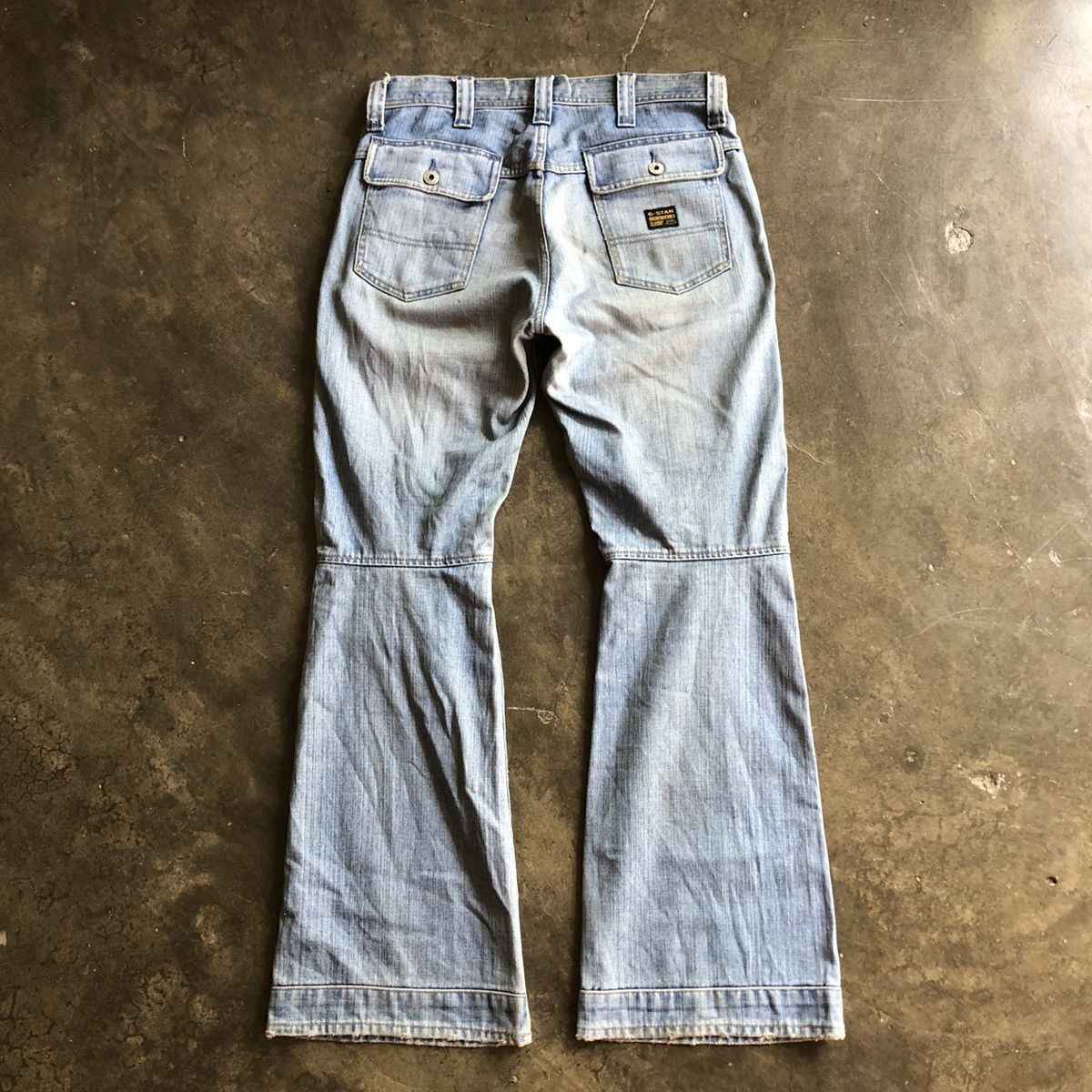 G-Star Vintage G-Star Raw Flare double Knee L Style 🍒 Size US 34 / EU 50 - 1 Thumbnail