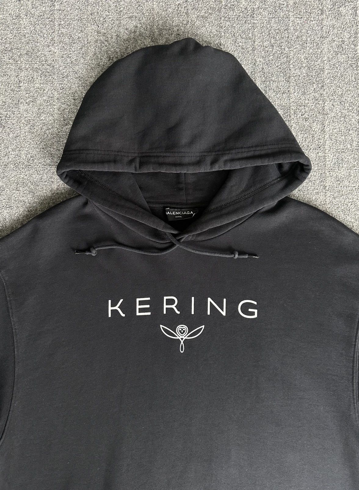 Balenciaga Balenciaga - Demna Gvasalia F/W17 Kering Logo - Hoodie Black Size US XS / EU 42 / 0 - 3 Thumbnail