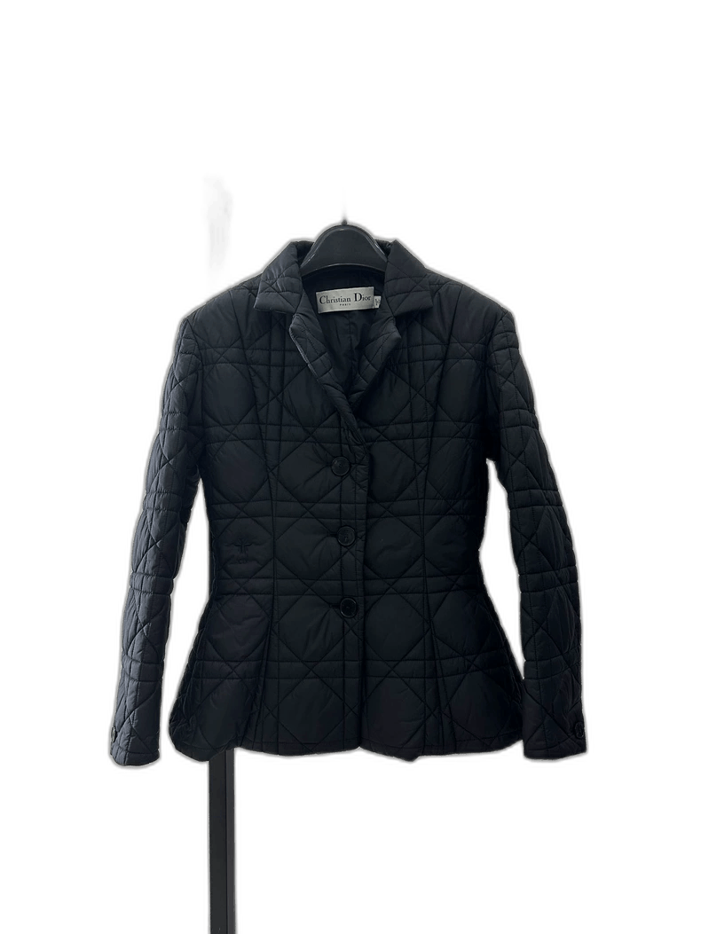 Dior Dior Quilted Black Cotton Jacket Size XS / US 0-2 / IT 36-38 - 1 Thumbnail