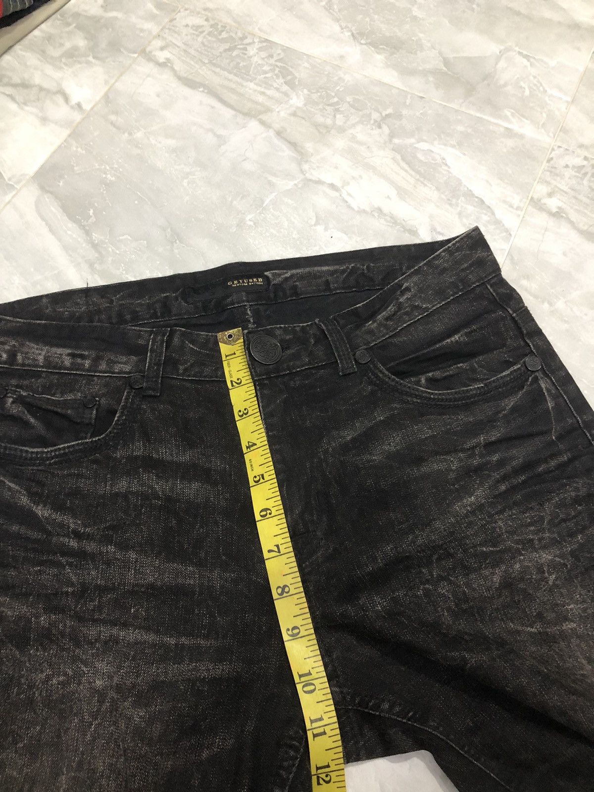 Hysteric Glamour GET USED Black Washed Jeans W34 L32.5 Size US 34 / EU 50 - 18 Thumbnail