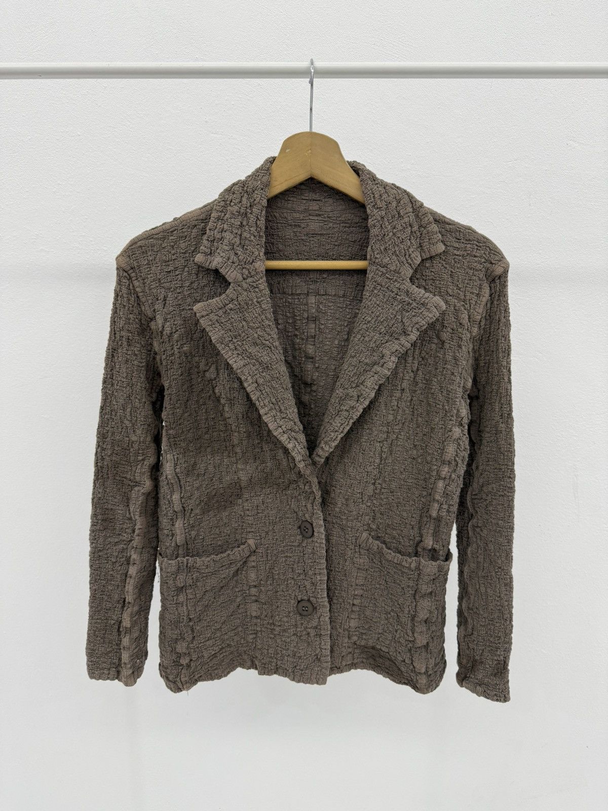 Issey Miyake Issey Miyake "me" Cauliflower Blazer Jacket Size S / US 4 / IT 40 - 2 Thumbnail
