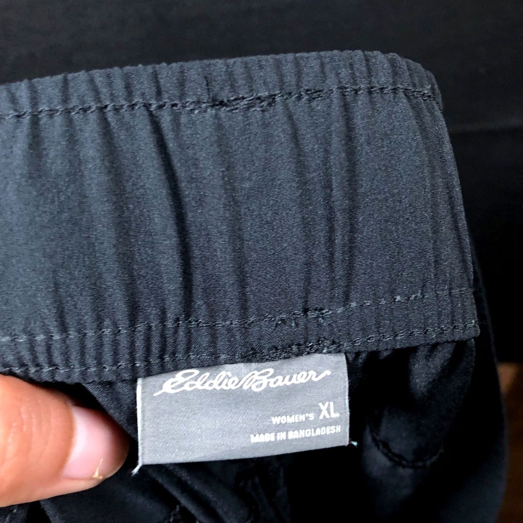 Eddie Bauer Eddie Bauer Womens Traveler Pants Black Pull On High Rise Ankle Stretch XL Size 40" / US 18 - 4 Thumbnail
