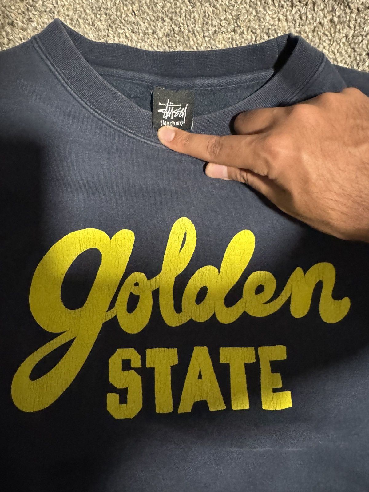 Stussy Vintage Golden State Stussy sweatshirt Size US M / EU 48-50 / 2 - 2 Thumbnail