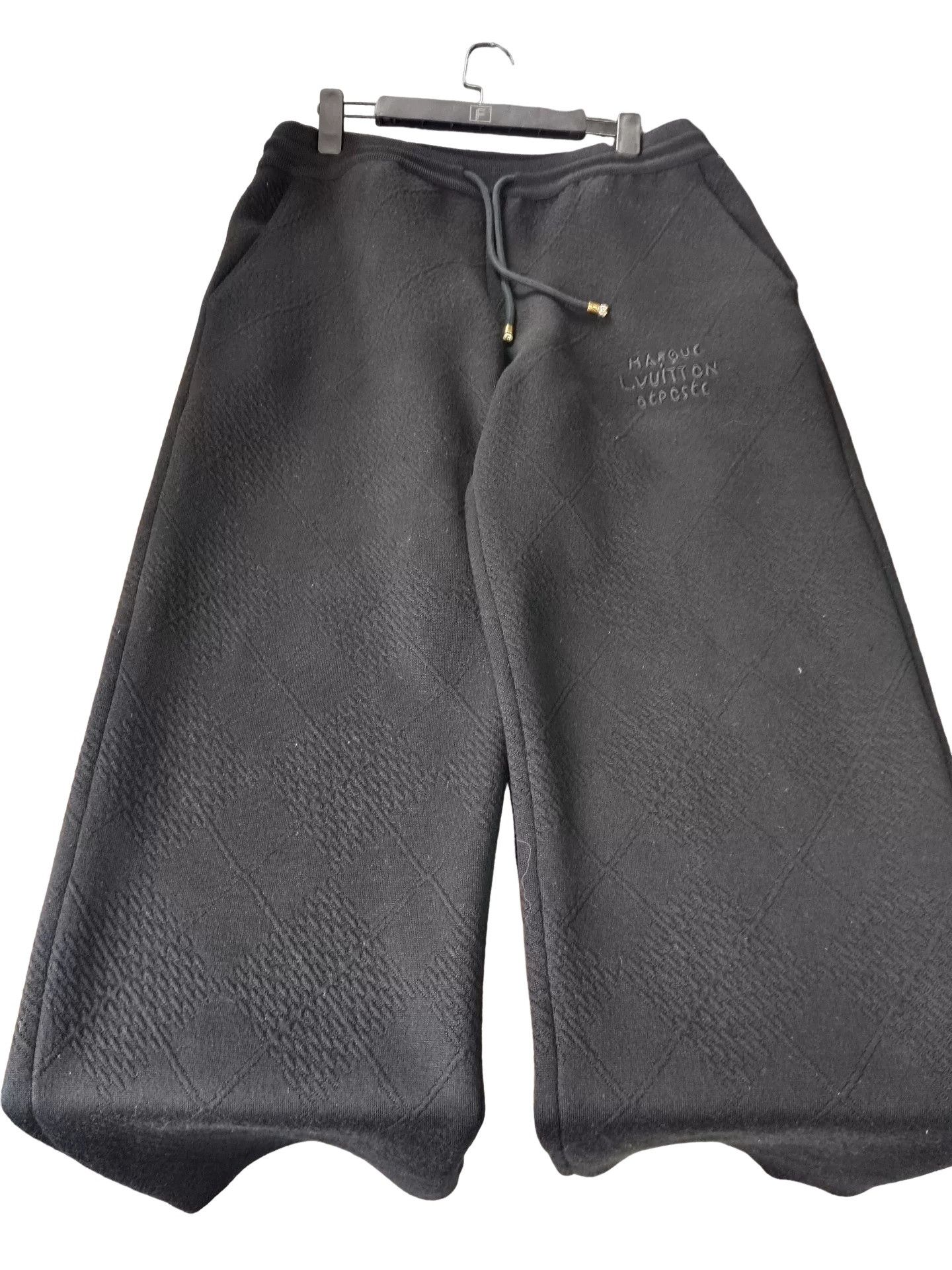 Louis Vuitton Louis Vuitton Textured Wool Drawstring Pants XL Size US 36 / EU 52 - 1 Thumbnail