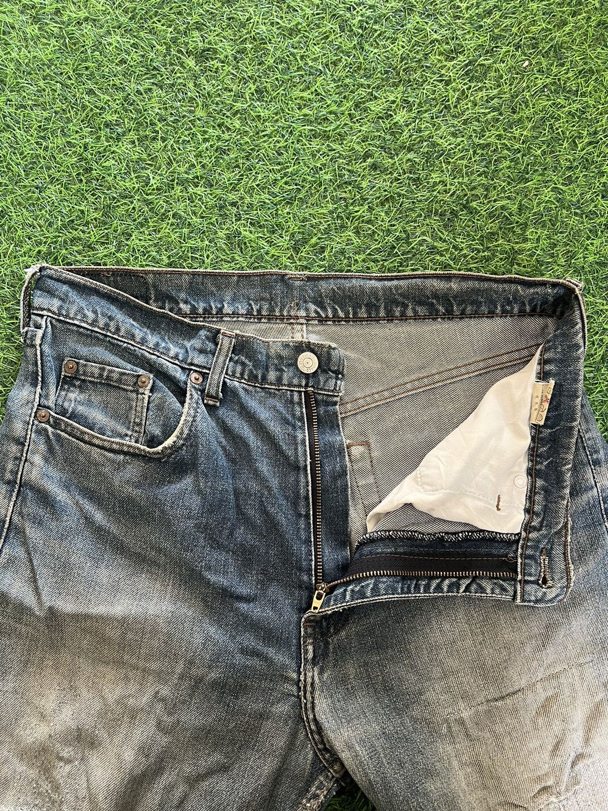 Levi's Vintage rare 90’s Levis distressed kurt cobain Size US 34 / EU 50 - 4 Thumbnail