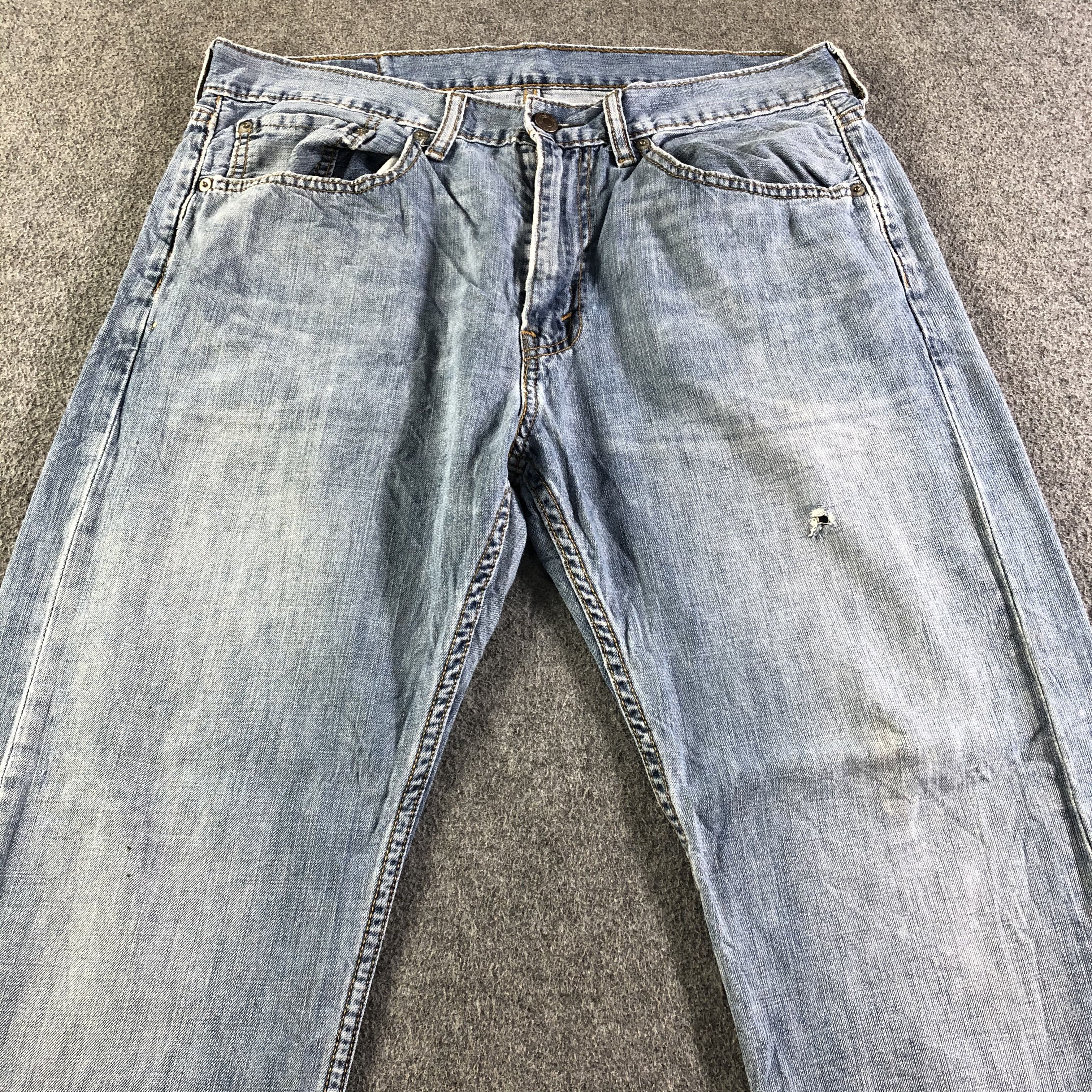 Levi's Vintage Blue Wash Levis 505 Jeans-J4402 Size US 34 / EU 50 - 3 Thumbnail