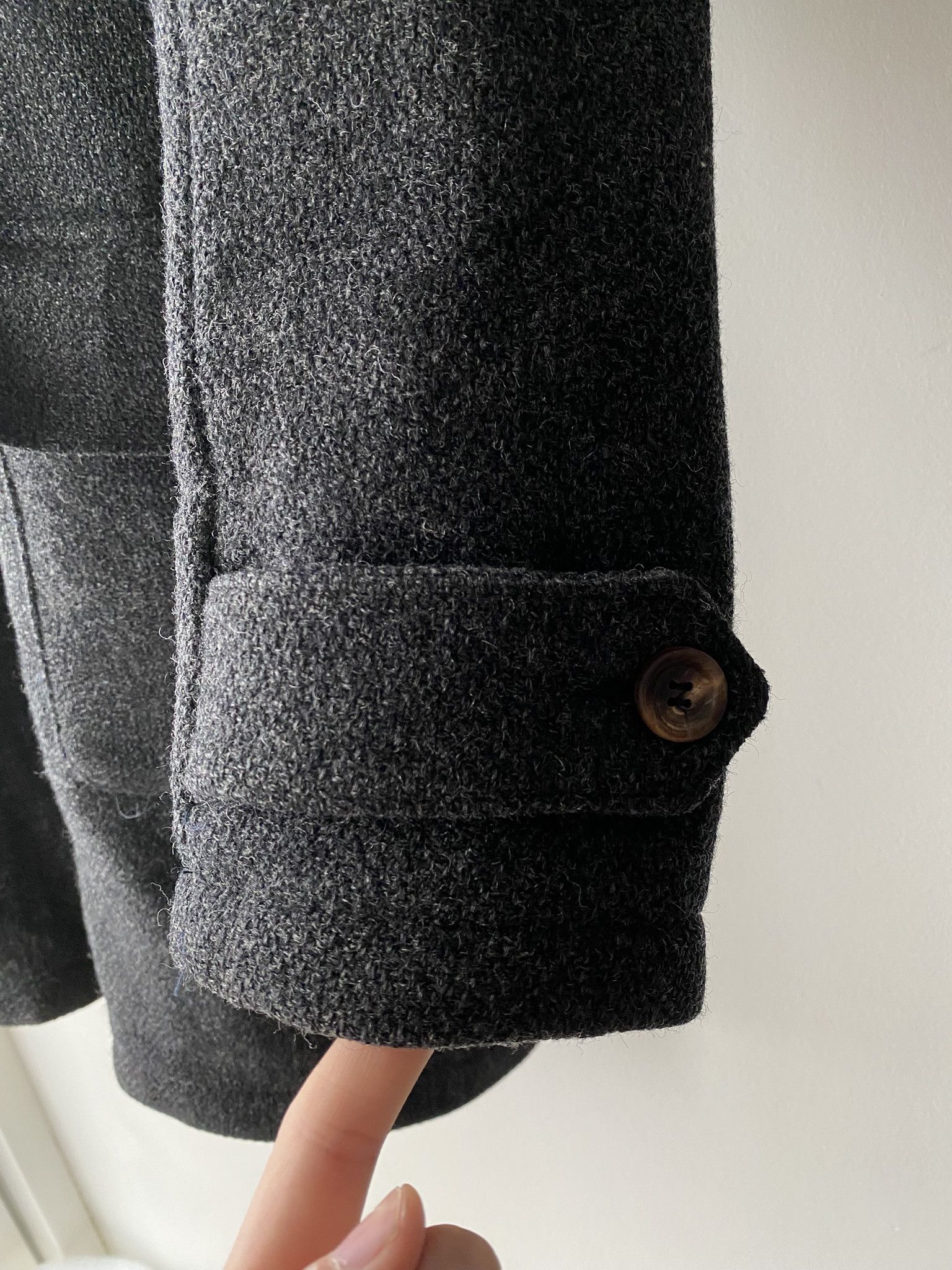 Our Legacy 50/L - Duffle Charcoal Tweed - 100% Virgin Wool Size US L / EU 52-54 / 3 - 10 Thumbnail