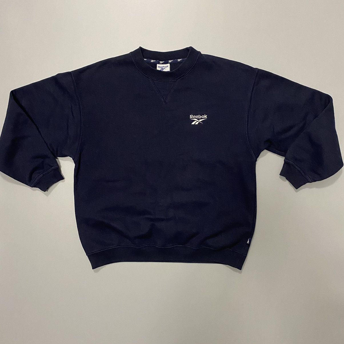 Reebok × Vintage Vintage Reebok Sweatshirt XS/S Blue Navy Size US XS / EU 42 / 0 - 1 Thumbnail
