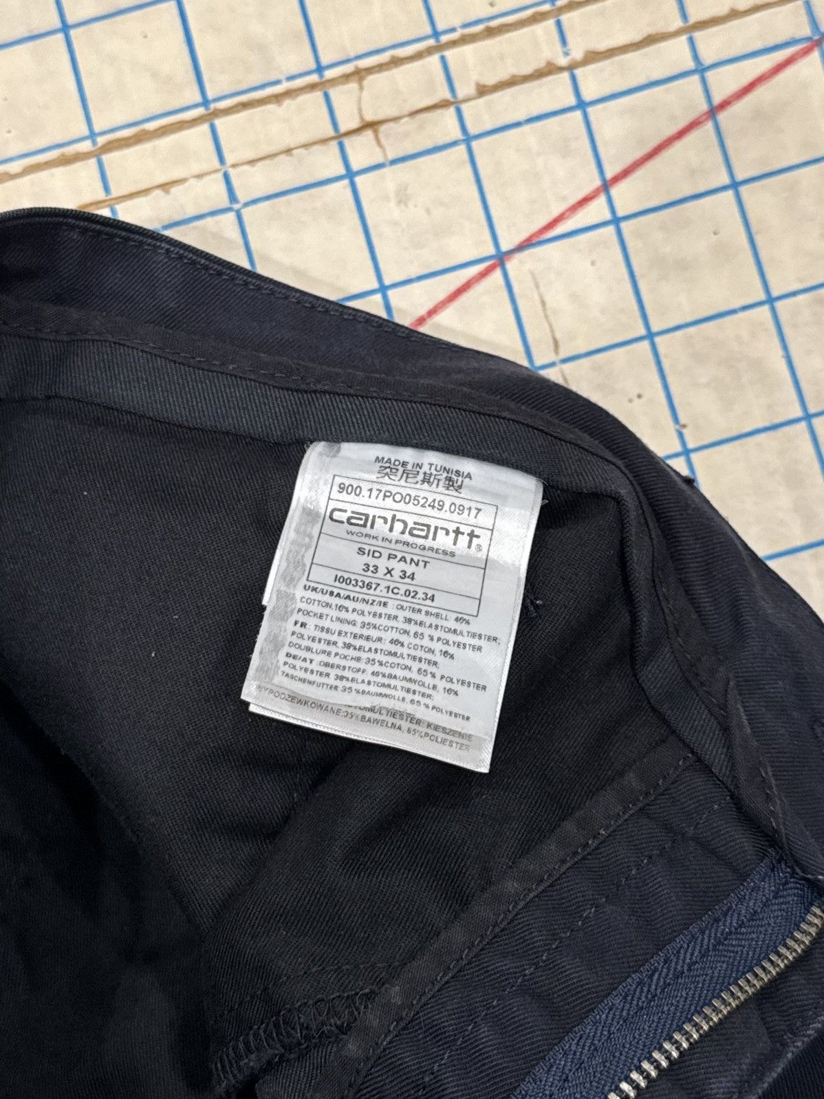 Carhartt Wip Carhartt WIP Sid Pant Mens Size 33 Navy Blue Size US 33 - 8 Thumbnail