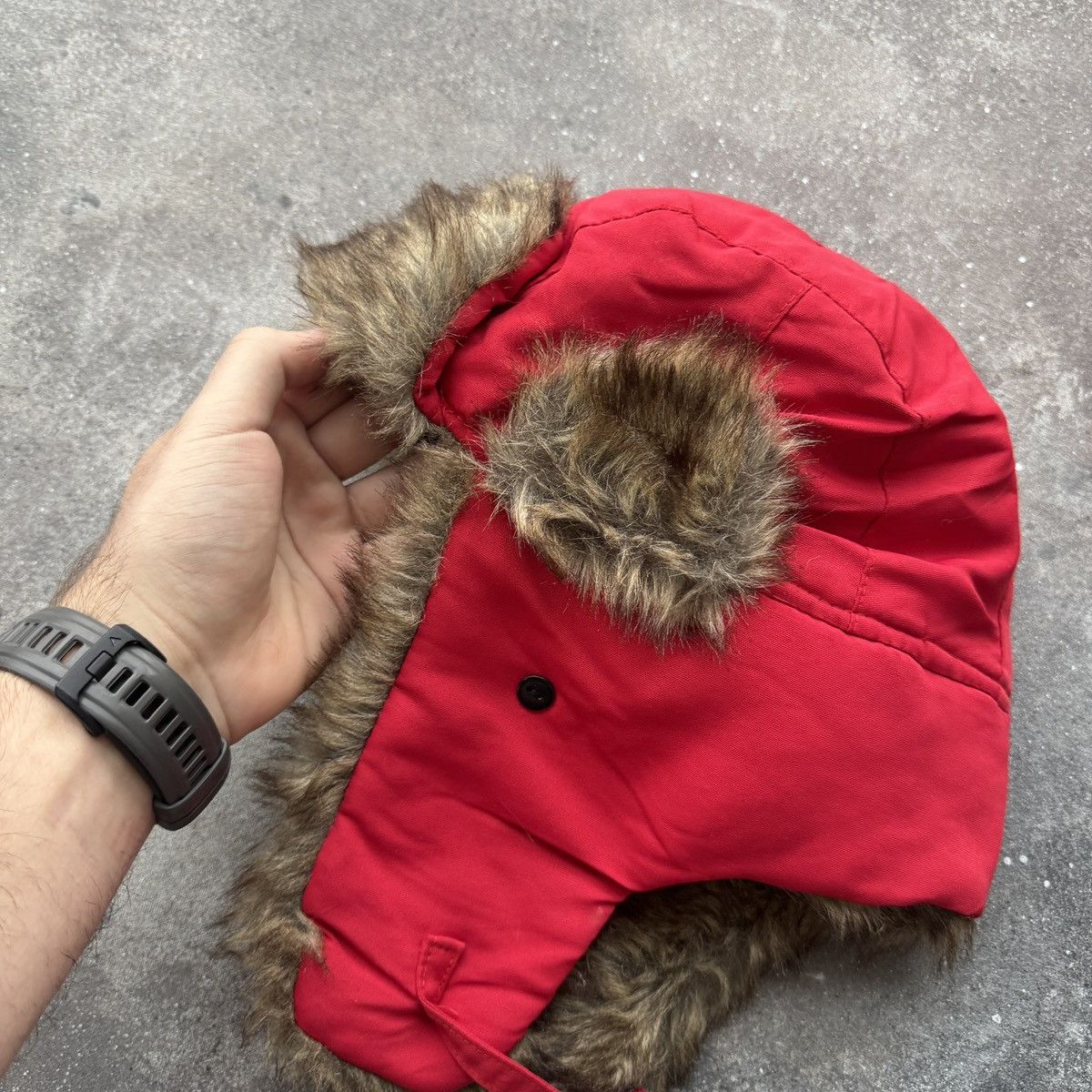 20471120 Amazing Faux Fur Y2K Ushanka Hat (Trapper Hat) Size ONE SIZE - 4 Thumbnail