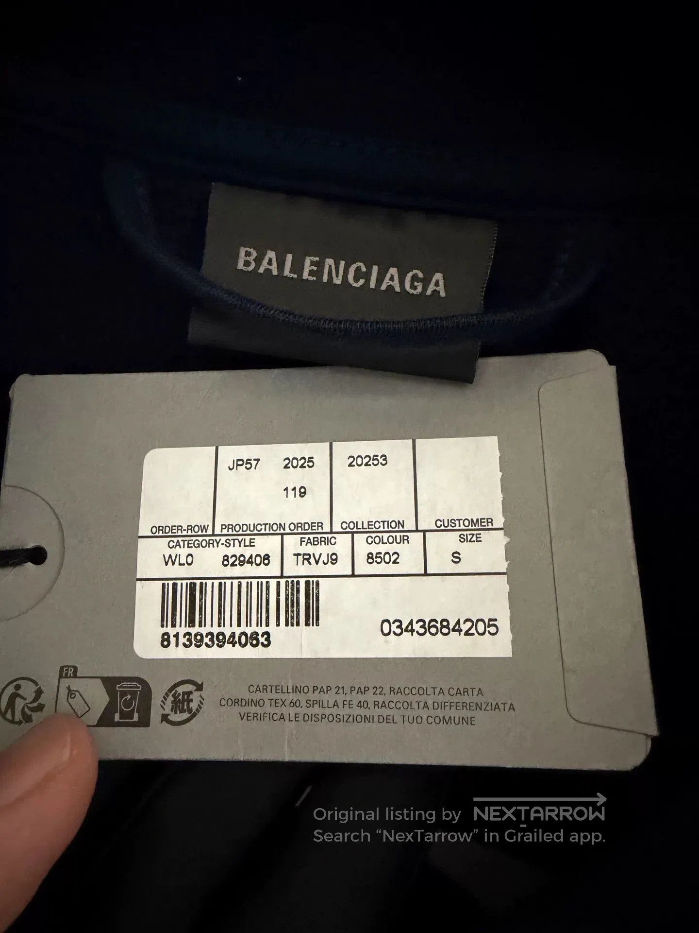 Balenciaga balenciaga embroidered fleece jacket with logos. Size US S / EU 44-46 / 1 - 3 Thumbnail