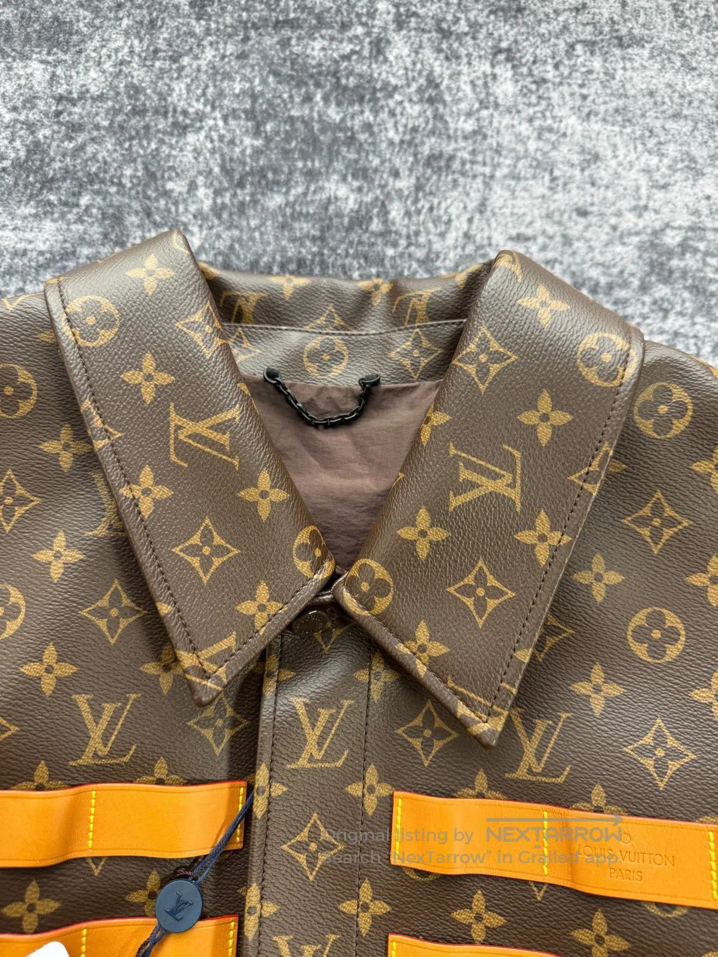 Louis Vuitton Louis Vuitton Nigo2 All-Over Print Leather Jacket. Size US L / EU 52-54 / 3 - 3 Thumbnail