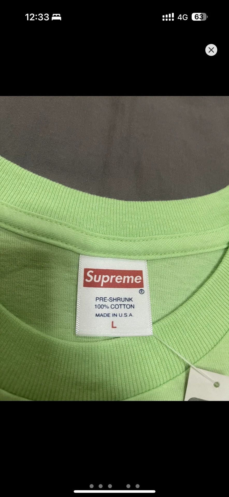 Supreme Supreme Sade Short Sleeve Tee Green L Size US L / EU 52-54 / 3 - 4 Thumbnail