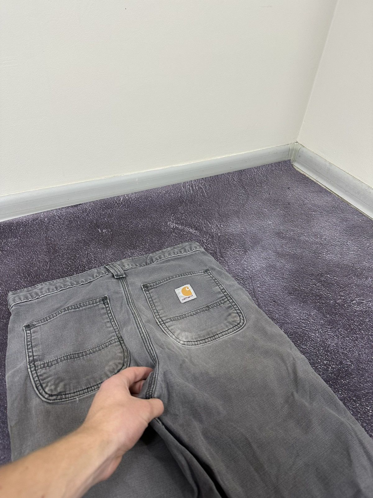 Carhartt Vintage Carhartt Distressed USA Faded Opium Hype Work Pants Size US 30 / EU 46 - 5 Thumbnail