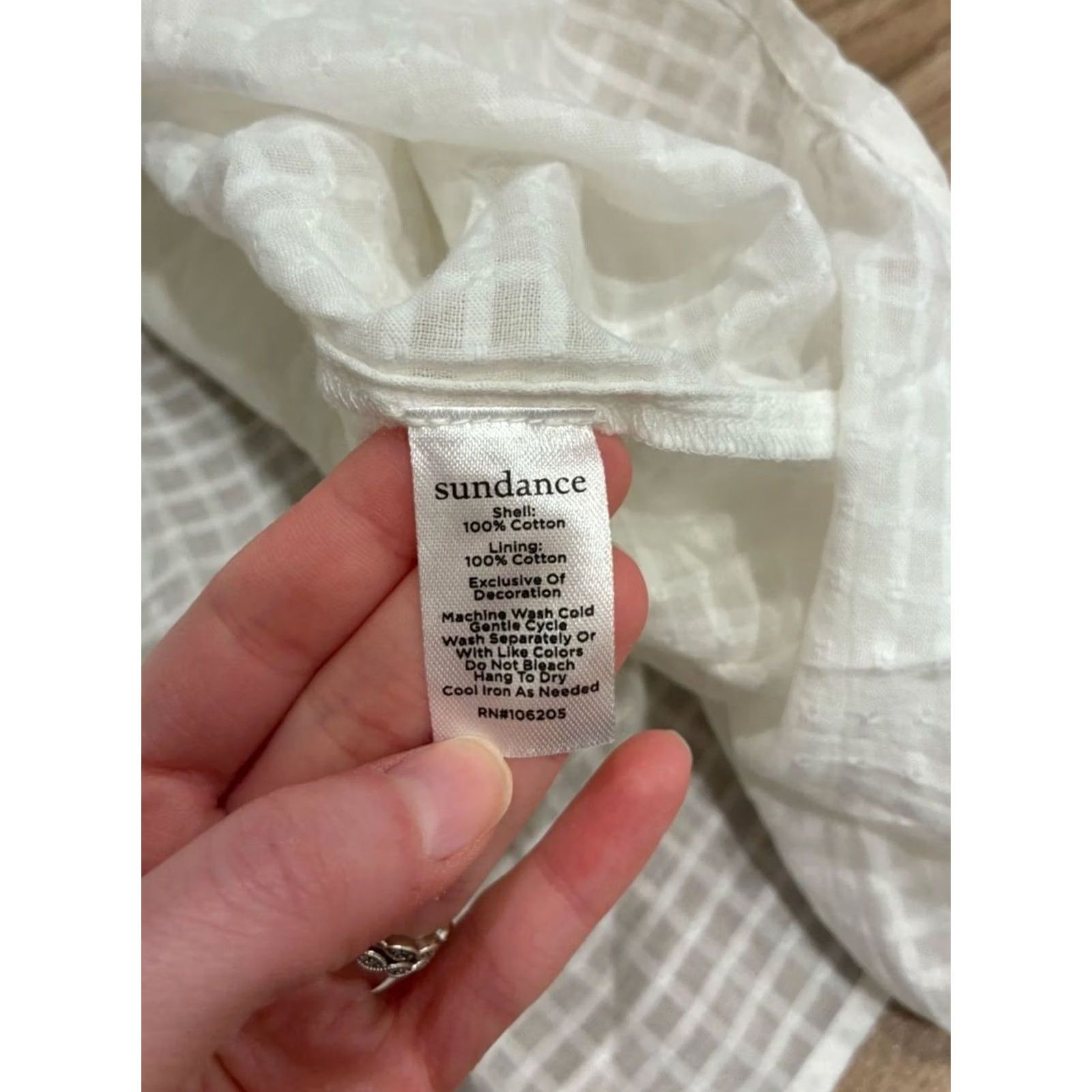 Vintage Sundance Sonata Easy Dress UNLINED Embroidered Cotton Dress Women S Midi White A-Line Regular Size S Size S / US 4 / IT 40 - 7 Thumbnail