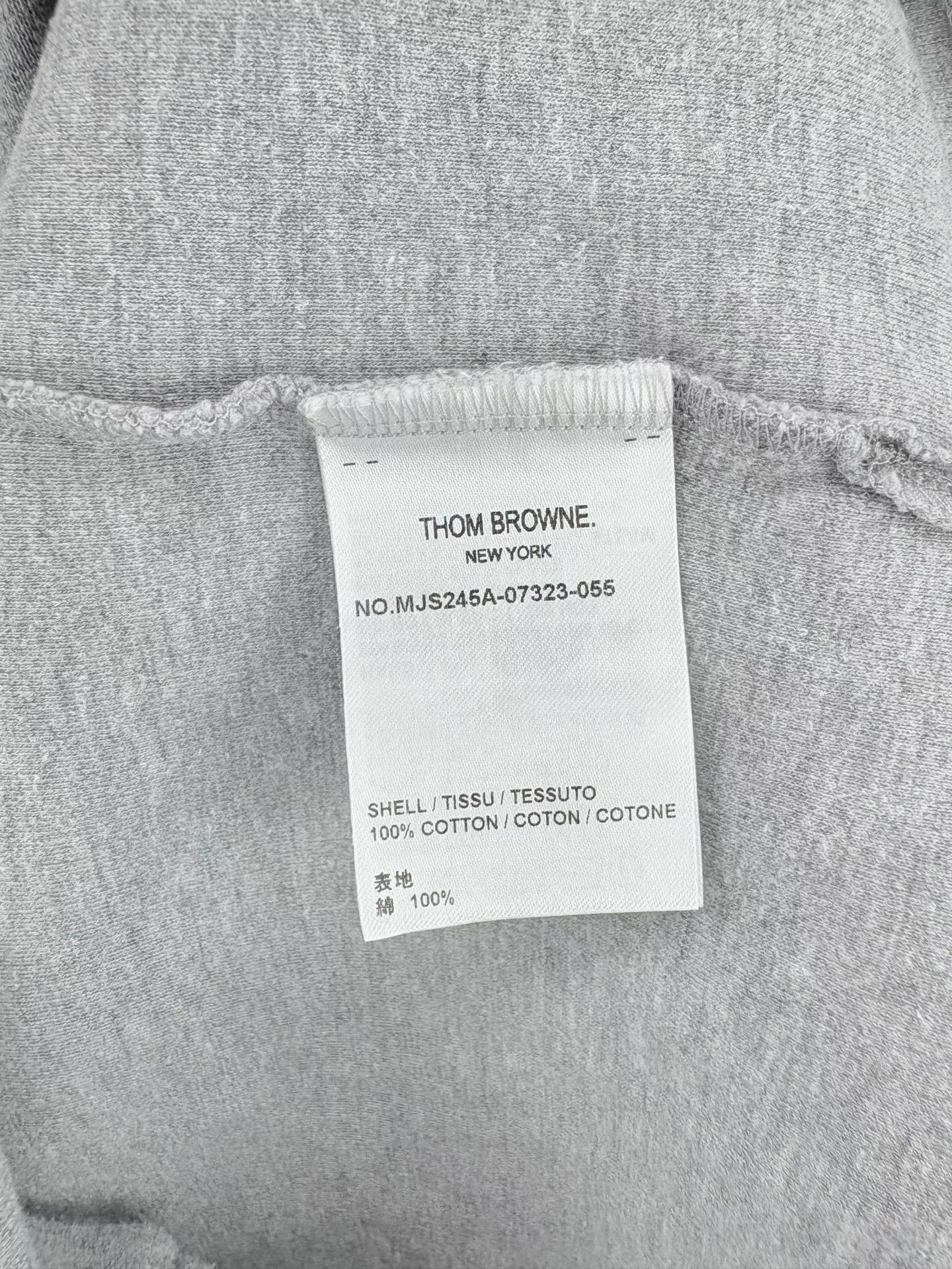 Thom Browne THOM BROWNE 4-Bar Long Sleeve Sweatshirt Size US M / EU 48-50 / 2 - 5 Thumbnail