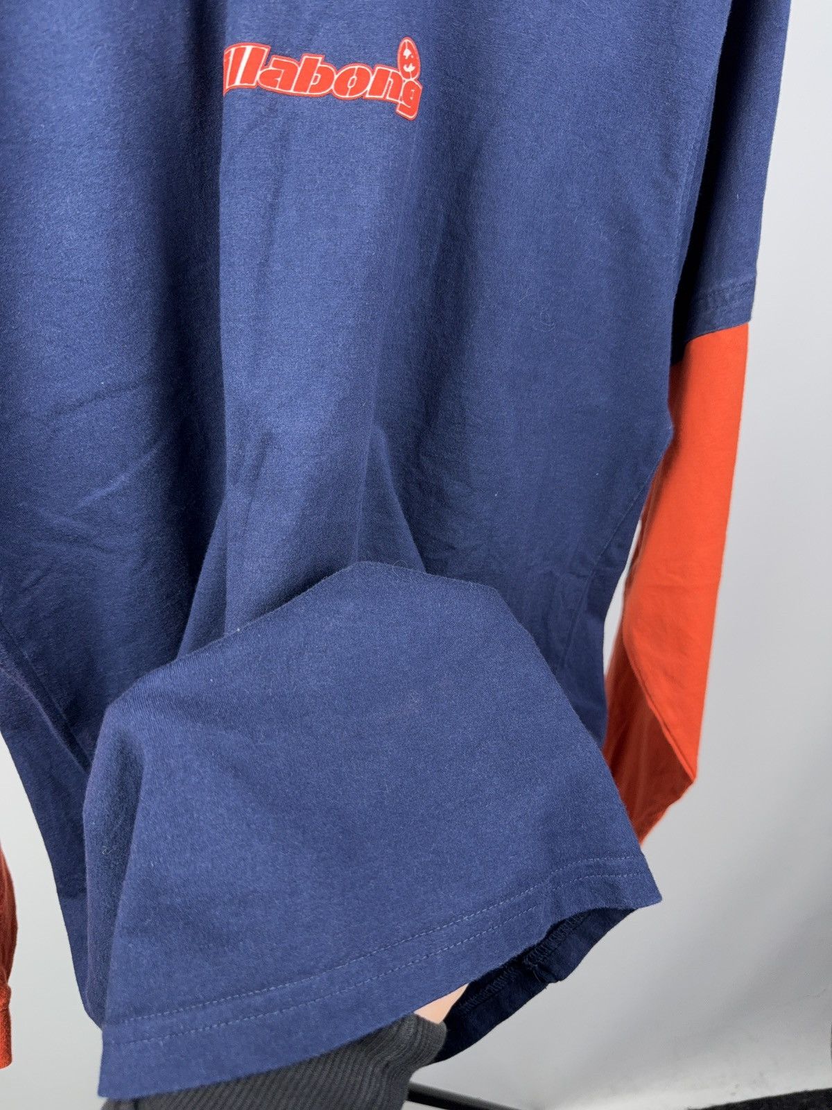 Billabong Vintage 00s Y2K Surf Billabong Navy Red Logo Long Sleeve Tee Size US M / EU 48-50 / 2 - 6 Thumbnail