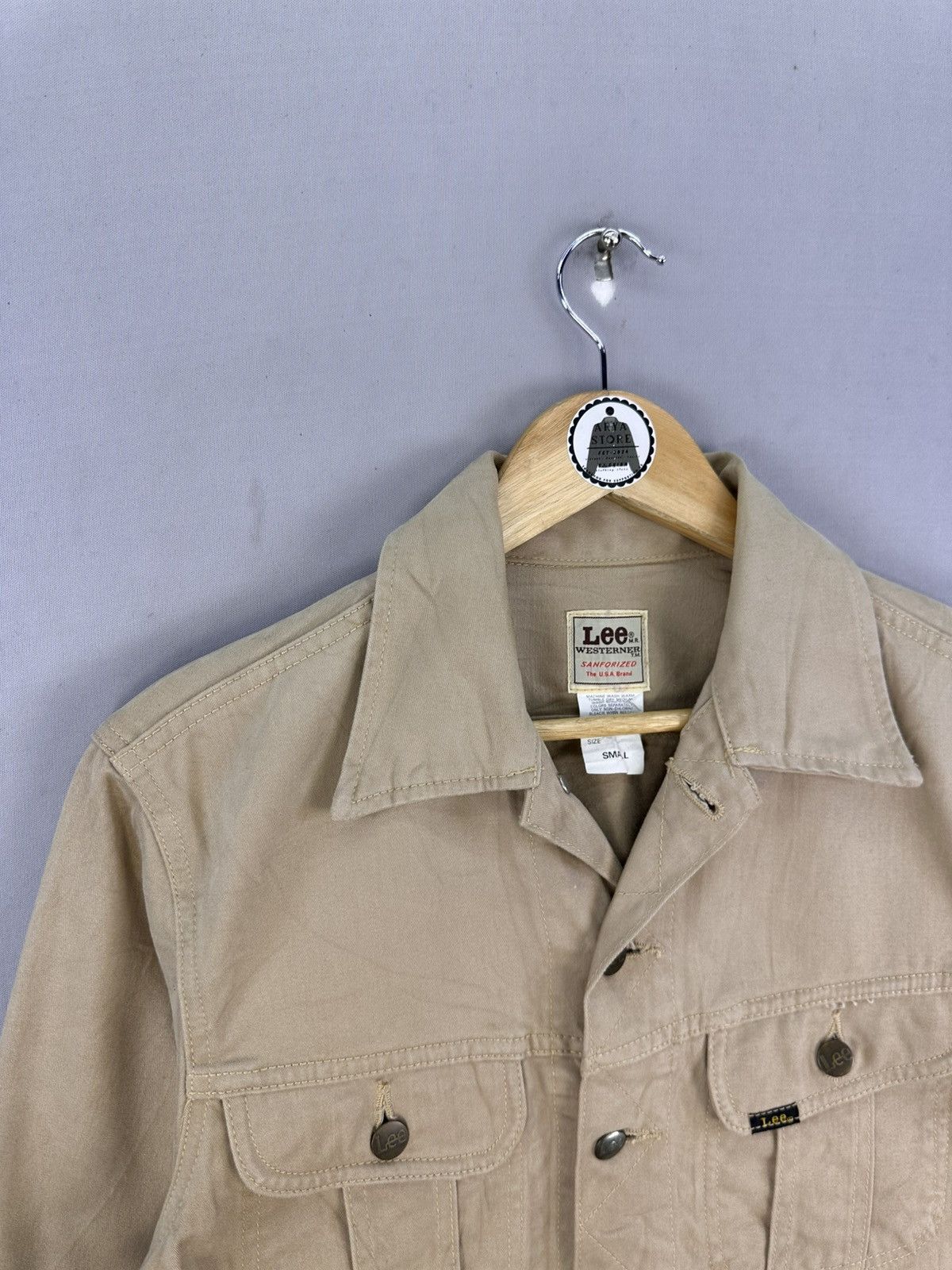 Lee Vintage 90’s Lee Westerner Sanforized Trucker Jacket Size US S / EU 44-46 / 1 - 2 Thumbnail