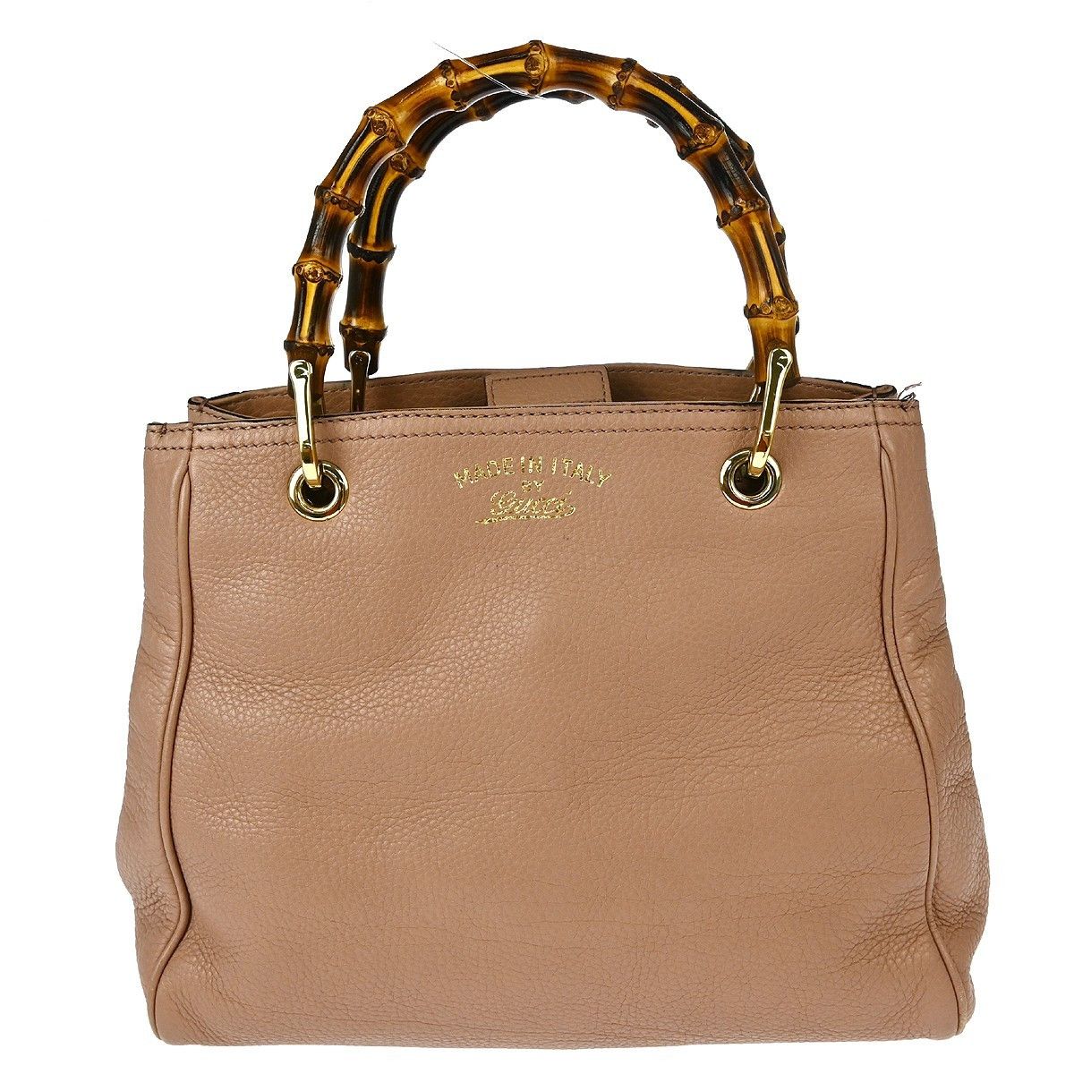 Gucci Gucci Bamboo Shopper Tote Leather Size ONE SIZE - 1 Thumbnail