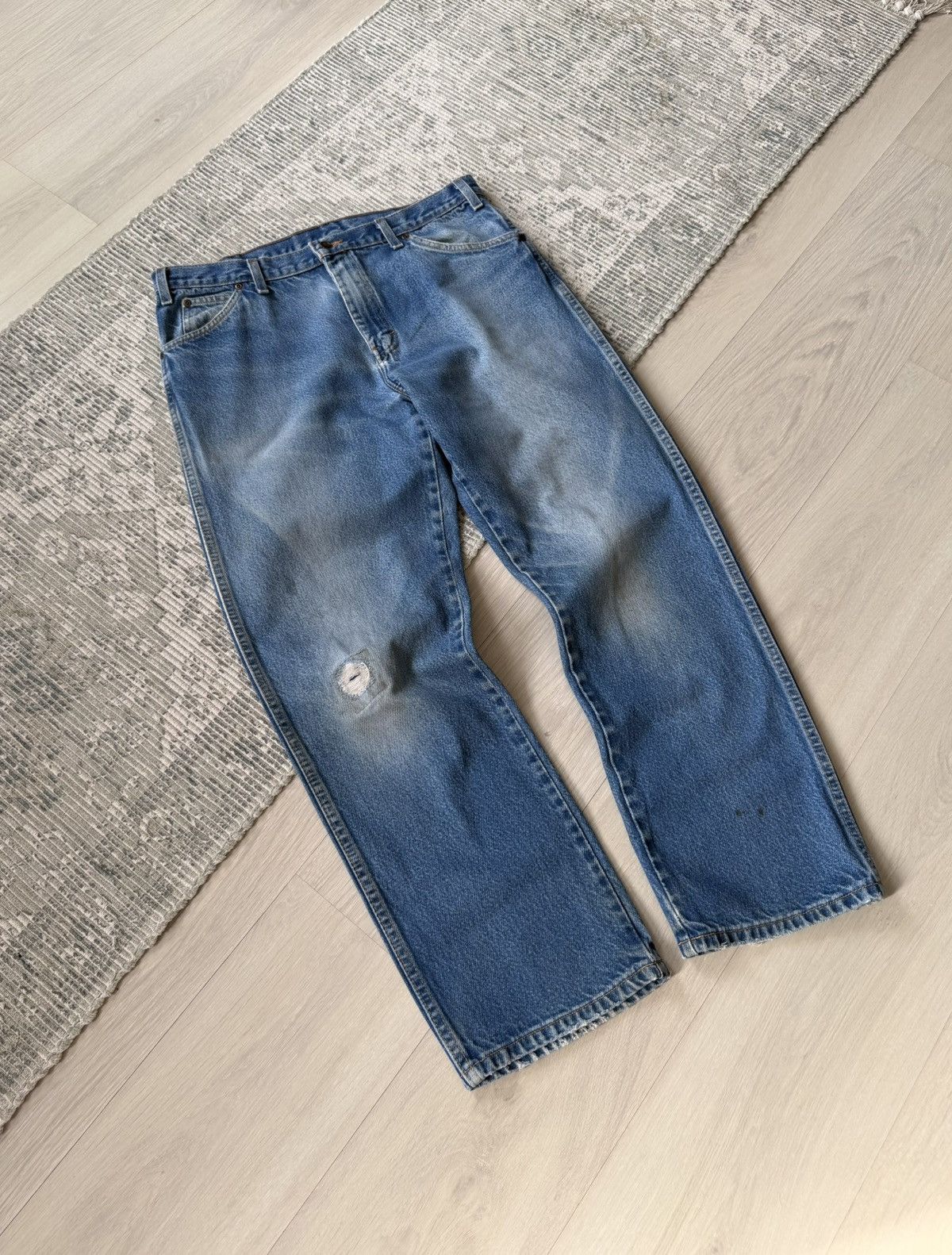 Dickies Vintage Y2K Dickies Faded Distressed Workwear Grunge Pants Size US 36 / EU 52 - 2 Thumbnail