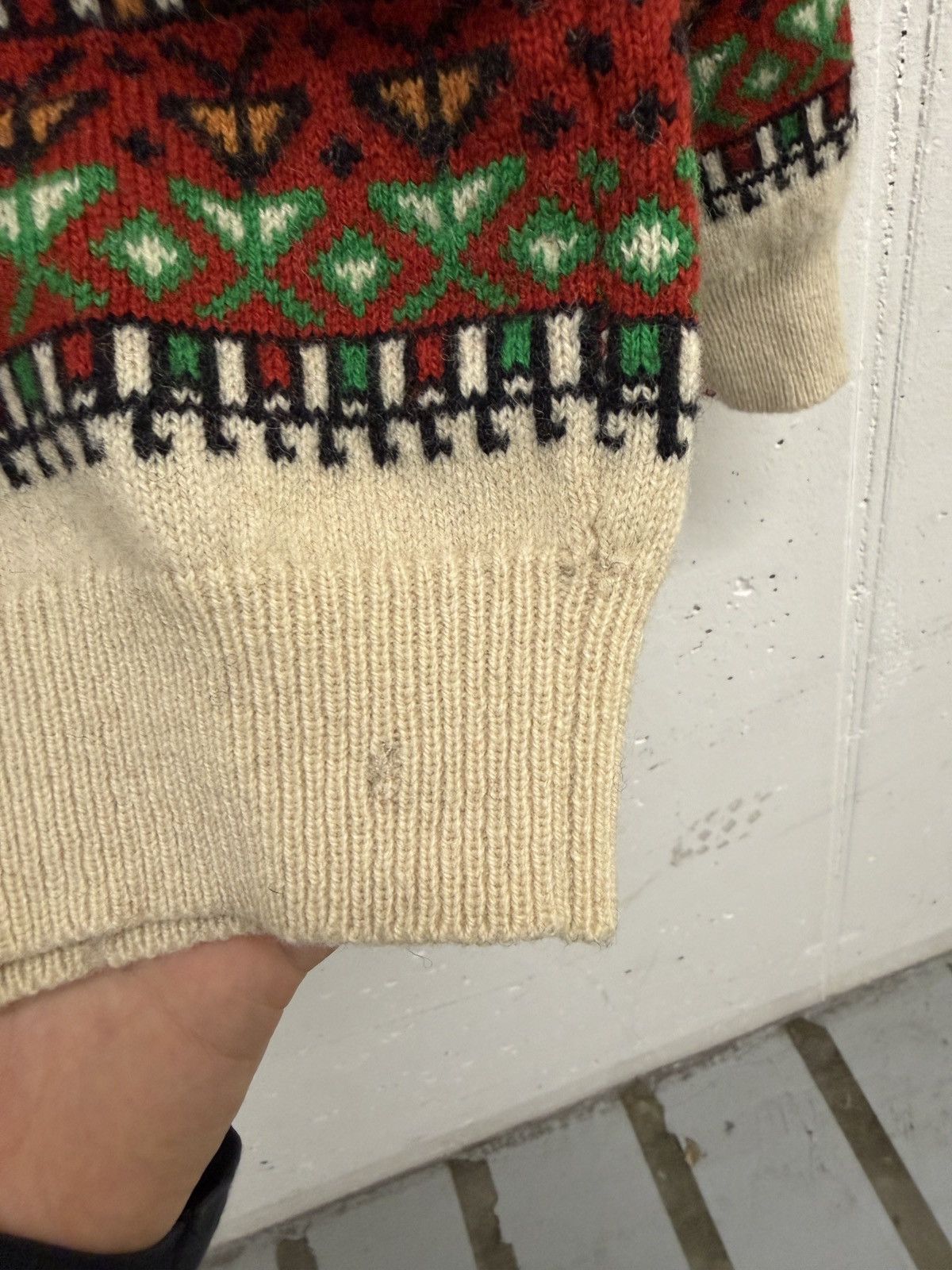 Yohji Yamamoto Yohji Yamamoto Pour Homme AW89 Ethnic Knit Sweater Size US L / EU 52-54 / 3 - 5 Thumbnail