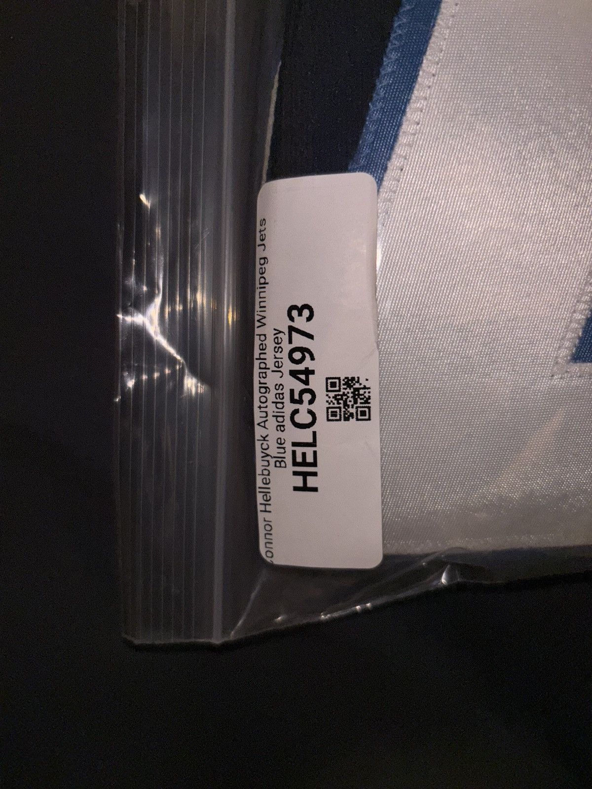 Adidas Adidas Connor Hellebuyck signed jersey with COA Size US L / EU 52-54 / 3 - 10 Thumbnail