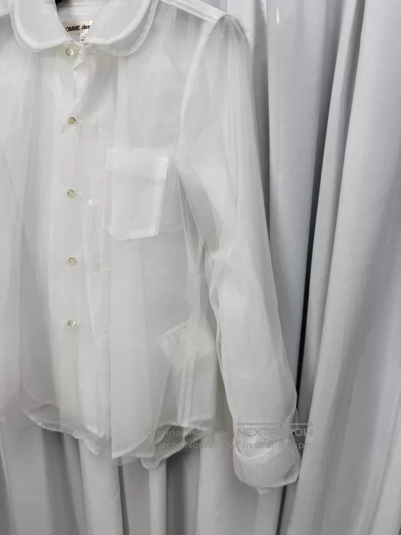 Comme des Garcons Comme Des Garcons Triple sheer blouse with structured back Size M / US 6-8 / IT 42-44 - 2 Thumbnail