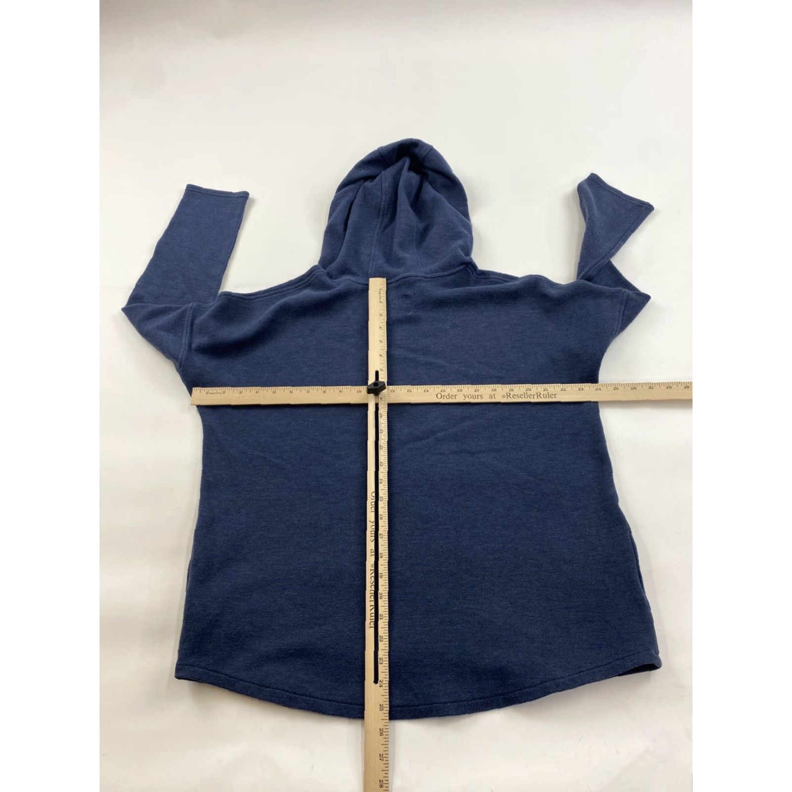 Burton Burton Hoodie Sweatshirt Womens Large Blue Pockets Pullover Hooded Activewear Long Sleeve Size L / US 10 / IT 46 - 4 Thumbnail