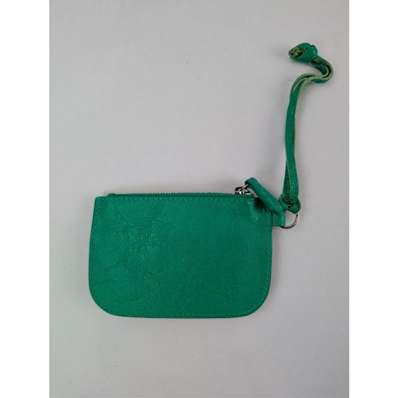 Balenciaga o1rshd1 Size: OS / Le Cagole Card Holder in Neon Green Size ONE SIZE - 5 Thumbnail