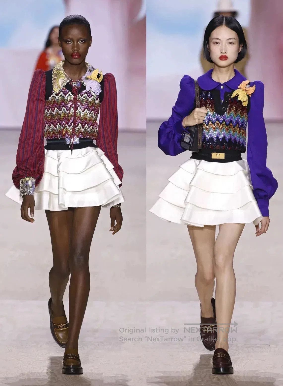 Louis Vuitton Louis Vuitton Sequin Embroidered Knit Vest. Size S / US 4 / IT 40 - 5 Thumbnail