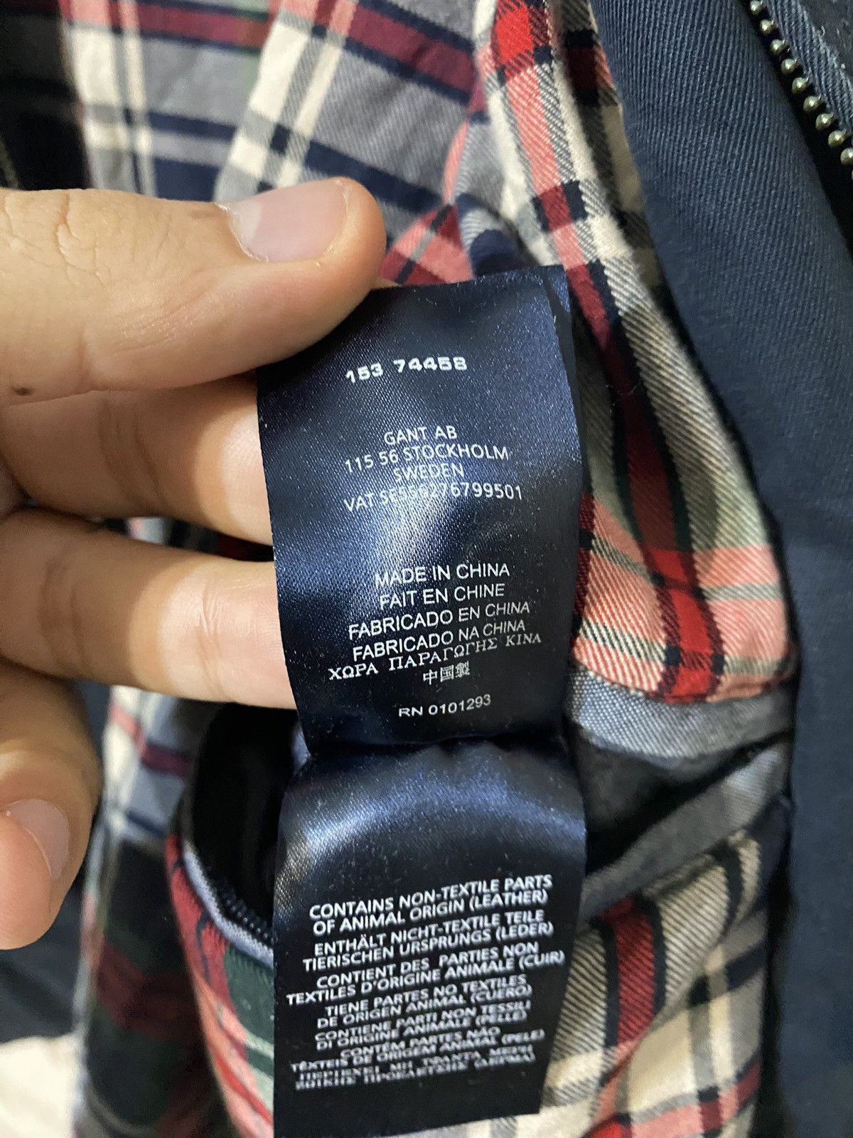 Gant × Vintage Gant The Windcheater Bomber Jacket Full Zip Lined Size US L / EU 52-54 / 3 - 11 Thumbnail