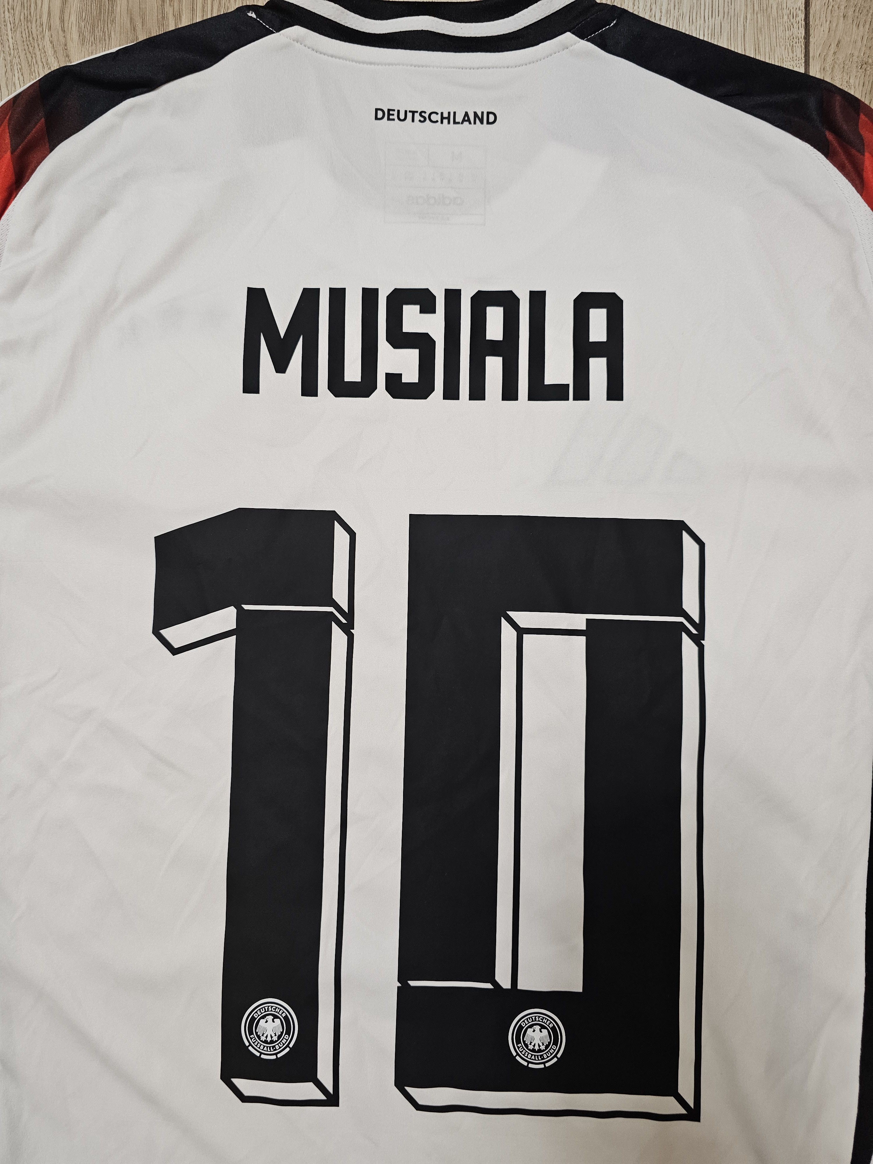 Adidas GERMANY 2024 HOME EURO MUSIALA FOOTBALL SHIRT SOCCER JERSEY Size US M / EU 48-50 / 2 - 4 Thumbnail