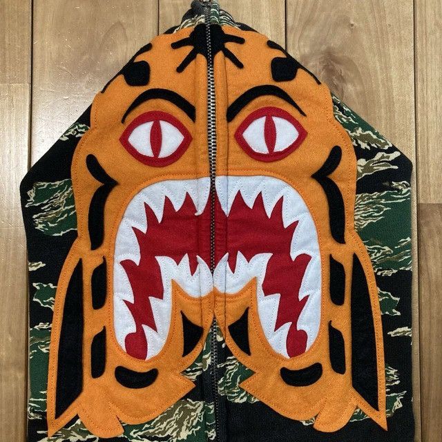 Bape BAPE Tiger Camo Tiger Full Zip Hoodie a bathing ape NIGO Size US S / EU 44-46 / 1 - 3 Thumbnail