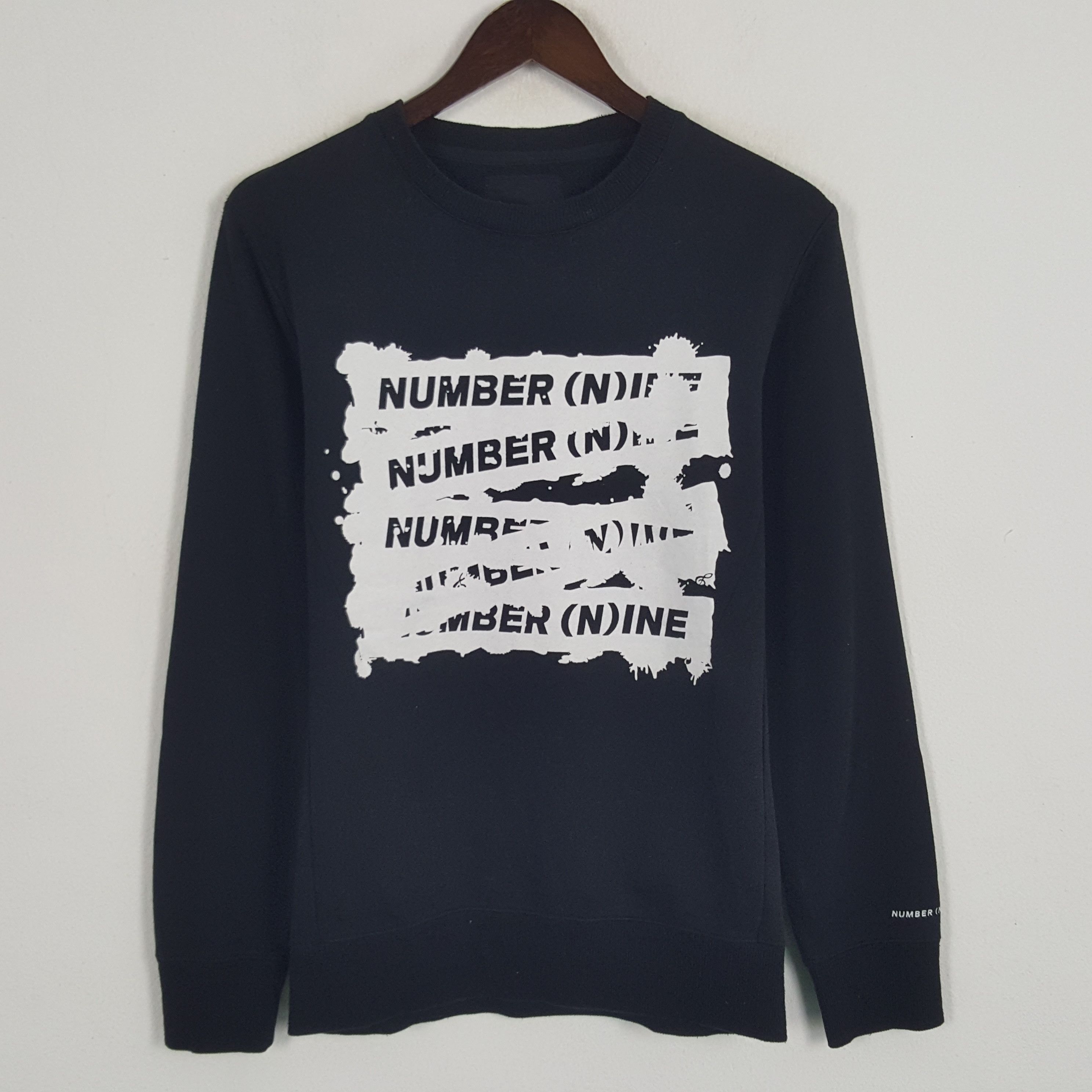 Number (N)ine × Vintage Vintage Number (N)ine Big Logo Sweatshirt Size US S / EU 44-46 / 1 - 1 Thumbnail