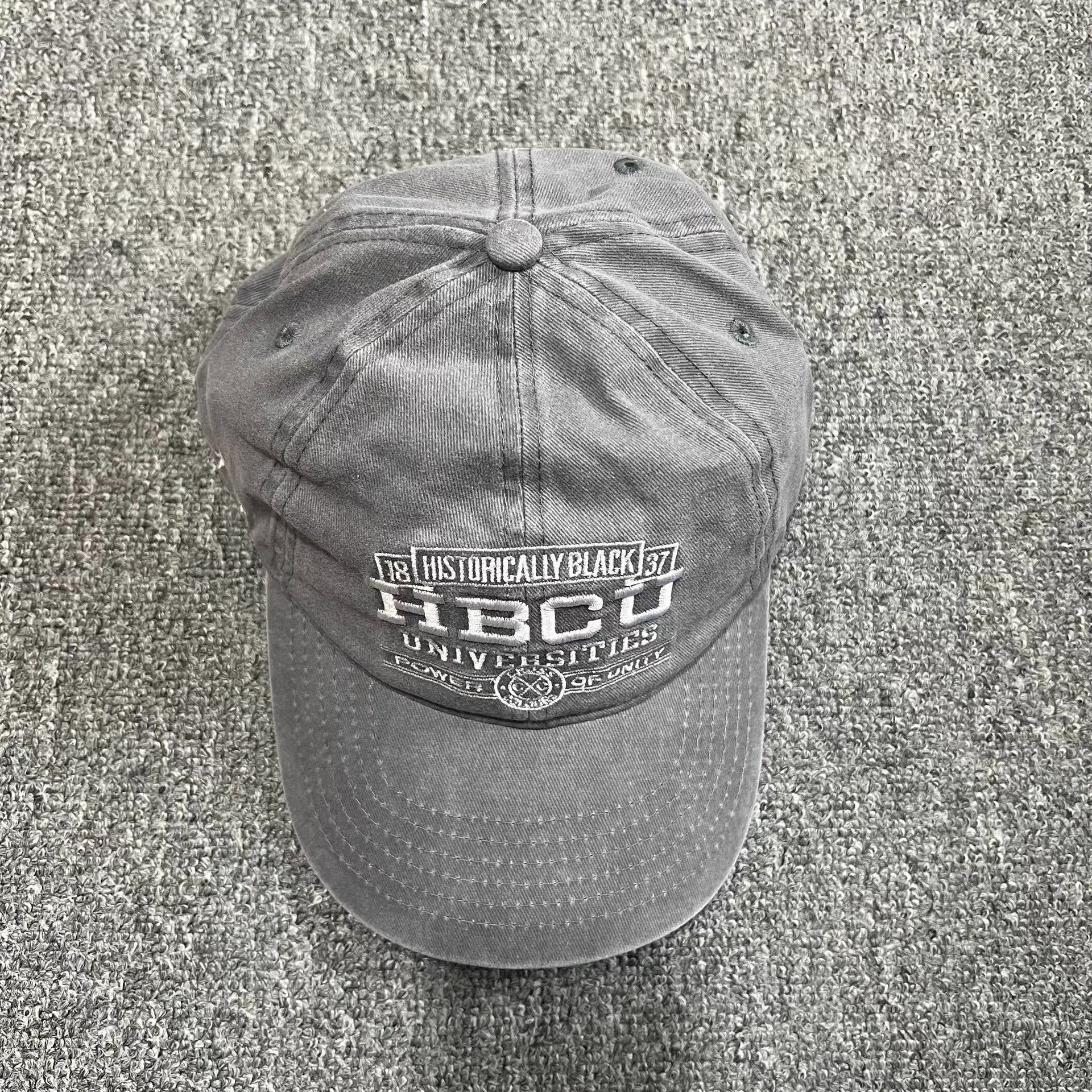 Cross Colours Cross Colours Washed Vintage Curved Brim Baseball Cap Q7 Size ONE SIZE - 3 Thumbnail