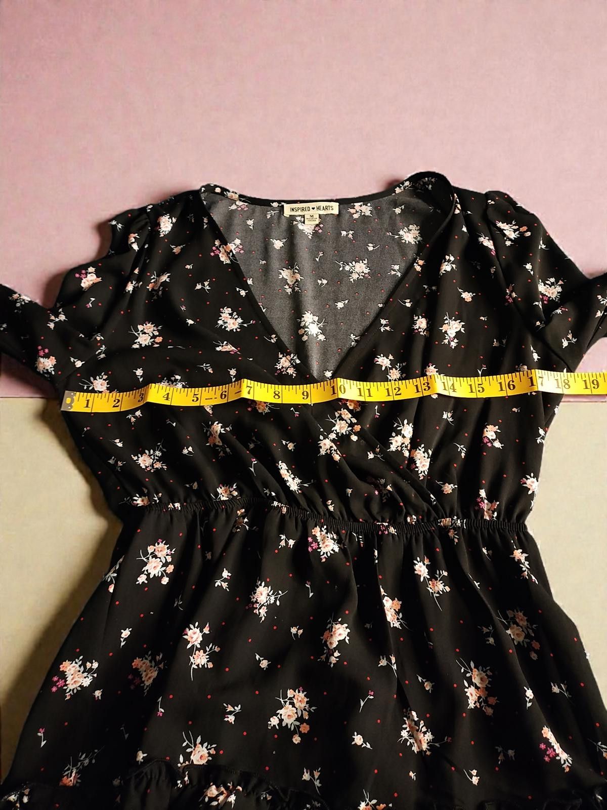 Other Inspired Hearts Floral Print Long Sleeve Dress Medium Size M / US 6-8 / IT 42-44 - 6 Thumbnail