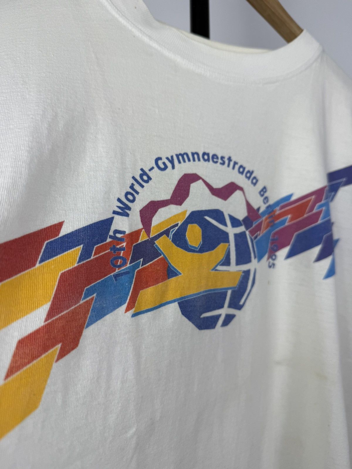 USA Olympics × Vintage Vintage 1995 World Gymnaestrada Berlin Olympic Games t-shirt Size US M / EU 48-50 / 2 - 3 Thumbnail