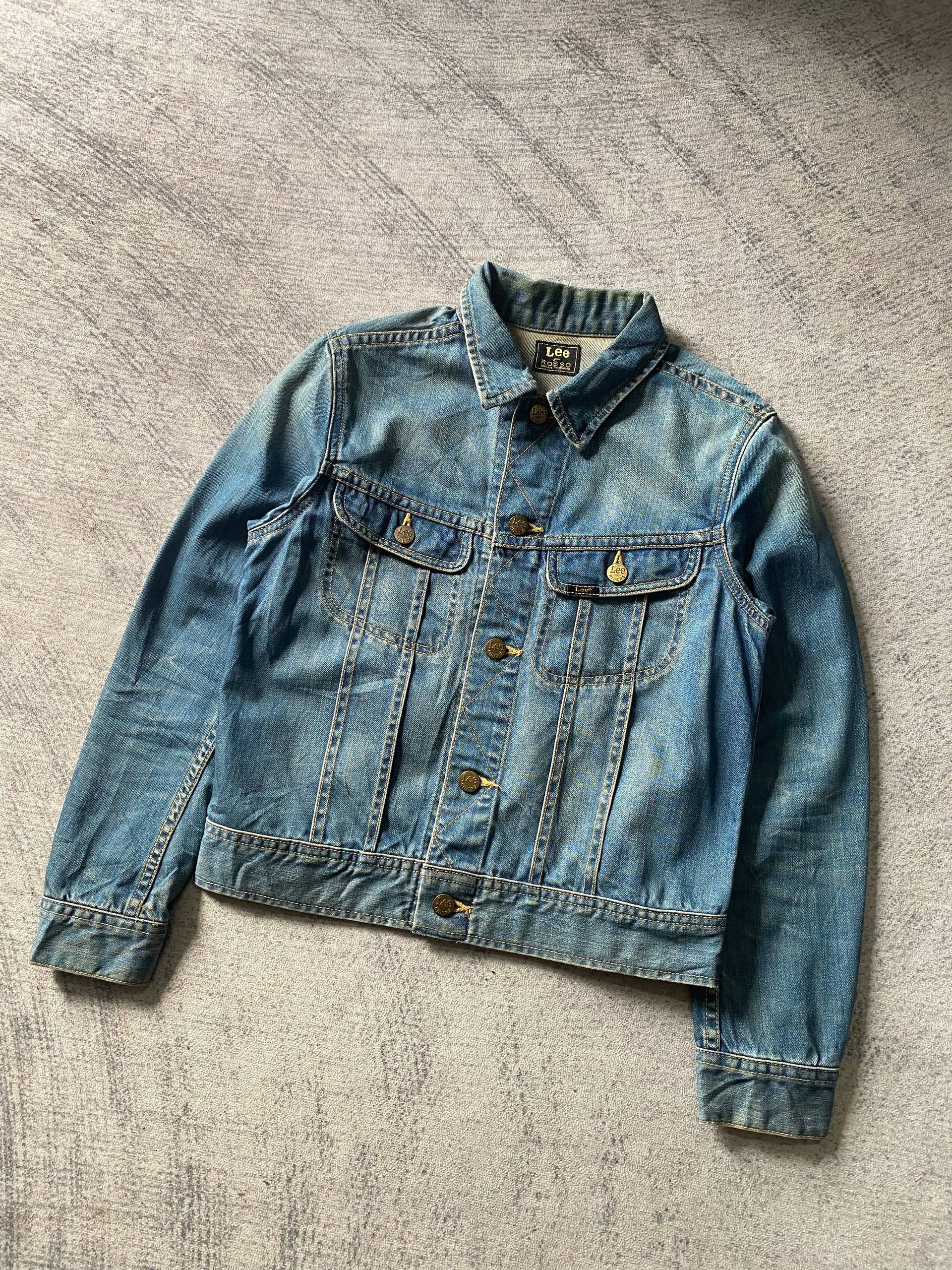 Lee Rare!!! Lee For Rosso Denim Trucker Jacket Size XS / US 0-2 / IT 36-38 - 2 Thumbnail