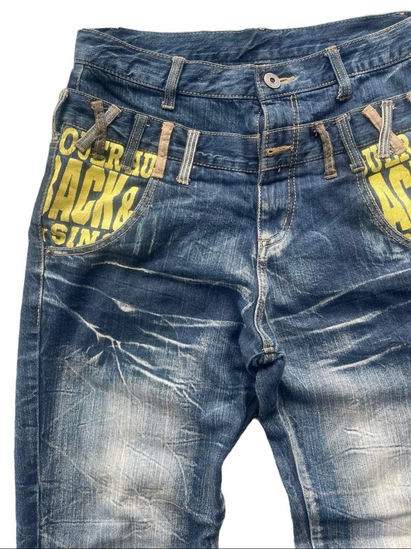 Japanese Brand Japanese Brand Double Waist Jeans Size US 32 / EU 48 - 12 Thumbnail