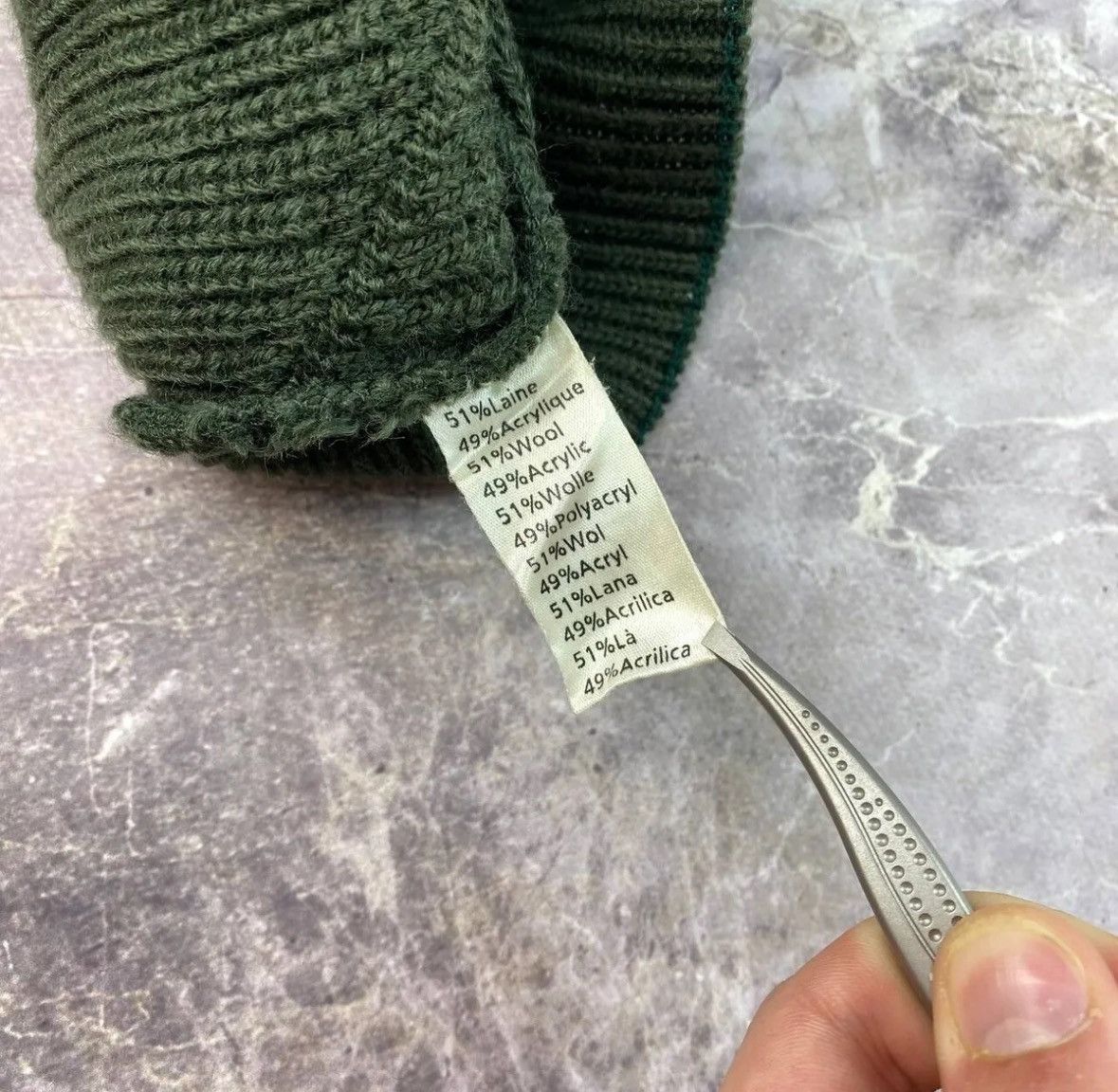 Lacoste × Vintage Vintage Lacoste Sweater Knit Green Wool Size XL Y2K Size US XL / EU 56 / 4 - 14 Thumbnail