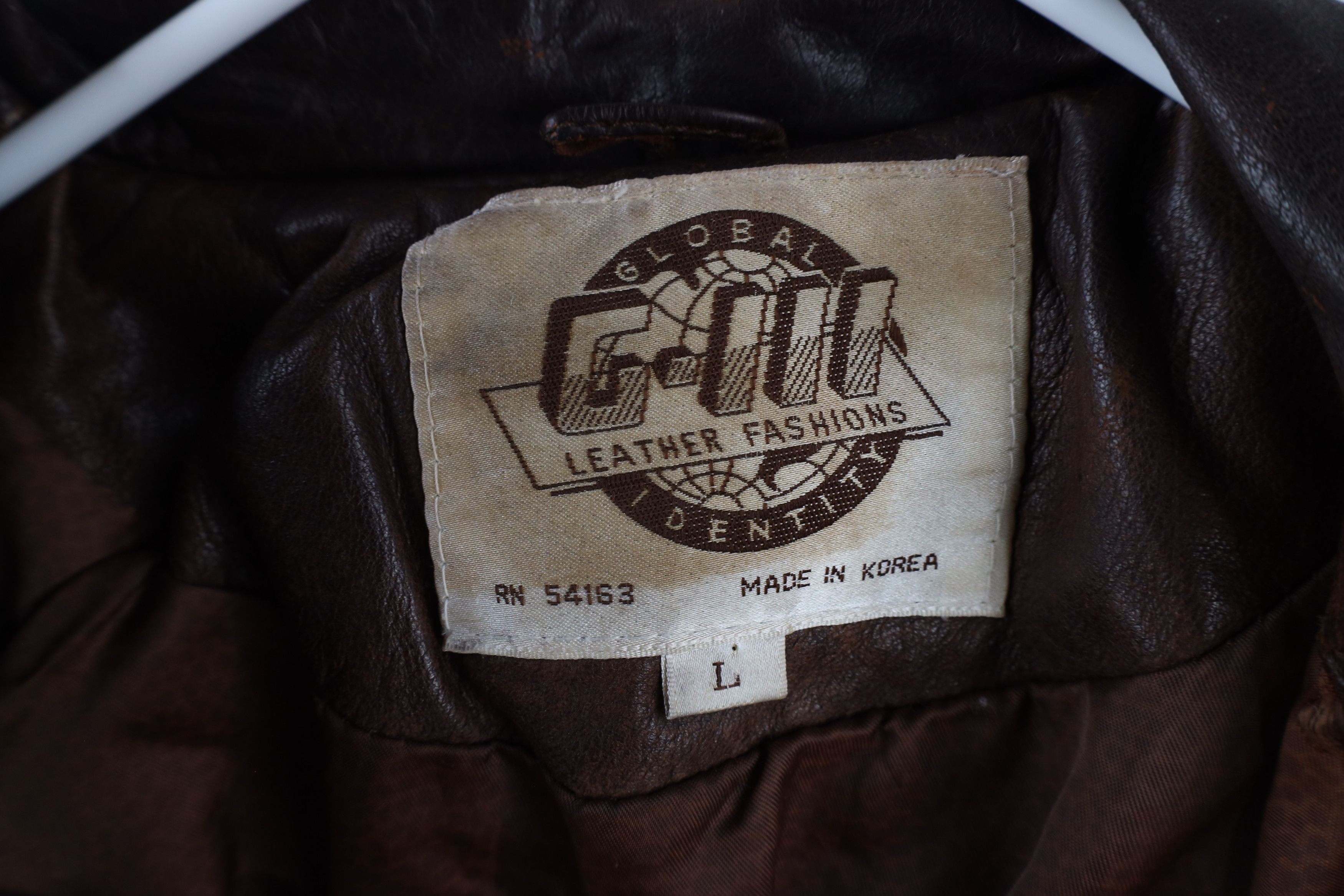 Vintage Vintage 90s Streetwear Button Leather Bomber Jacket Size L / US 10 / IT 46 - 8 Thumbnail