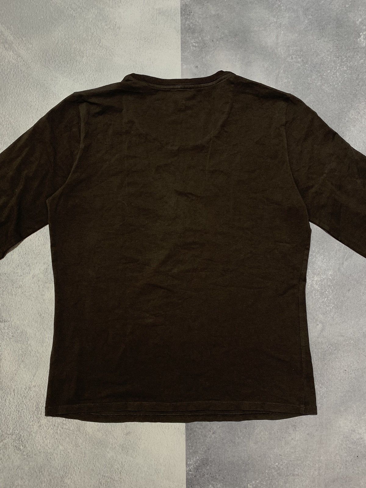 Armani × Vintage Vintage Y2K Armani Jeans longsleeve big logo streetwear XXL Size XXL / US 16-18 / IT 52-54 - 6 Thumbnail