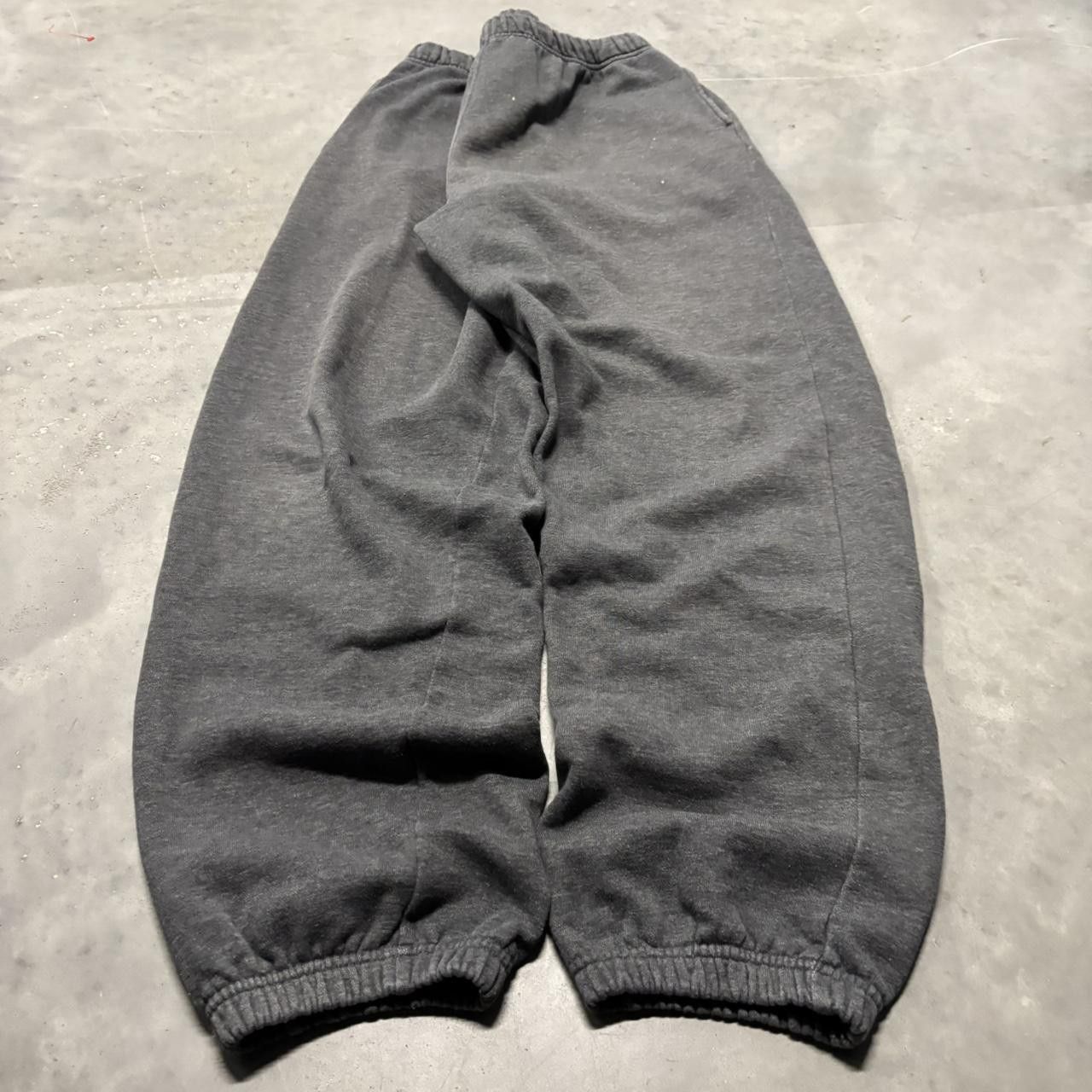 Japanese Brand × Vintage Crazy Vintage Y2K/2000s Baggy Dark Grey Skater Style Essential Sweatpants! Size US 34 / EU 50 - 3 Thumbnail