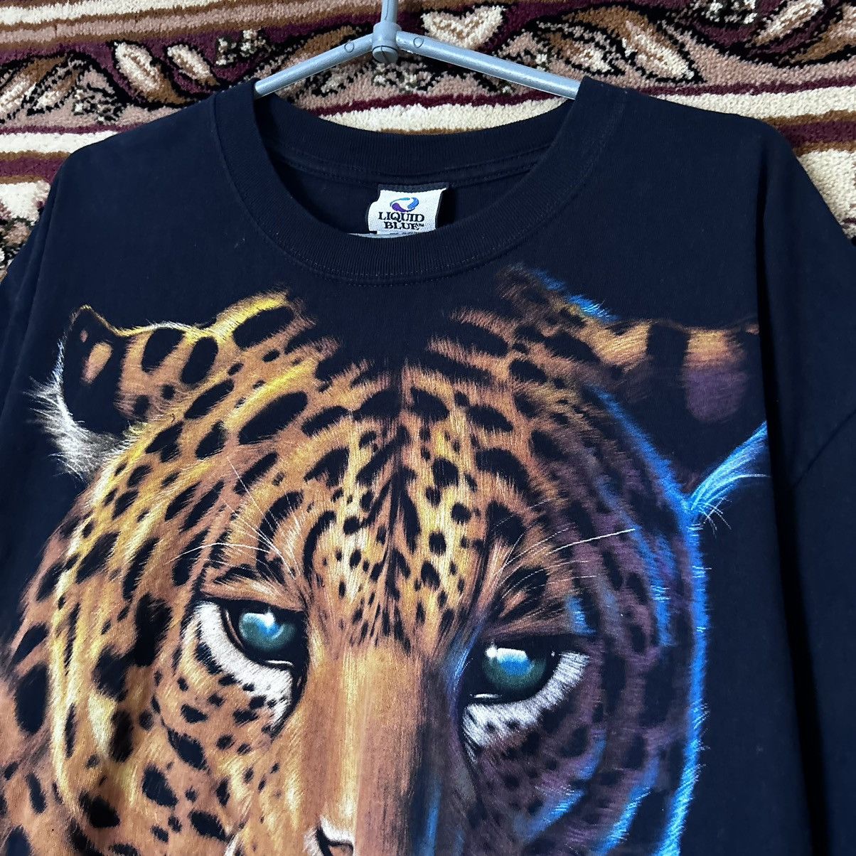 Liquid Blue × Vintage Liquid Blue 1998 VTG Tiger Full Print AOP Vintage tshirt Size US XL / EU 56 / 4 - 5 Thumbnail