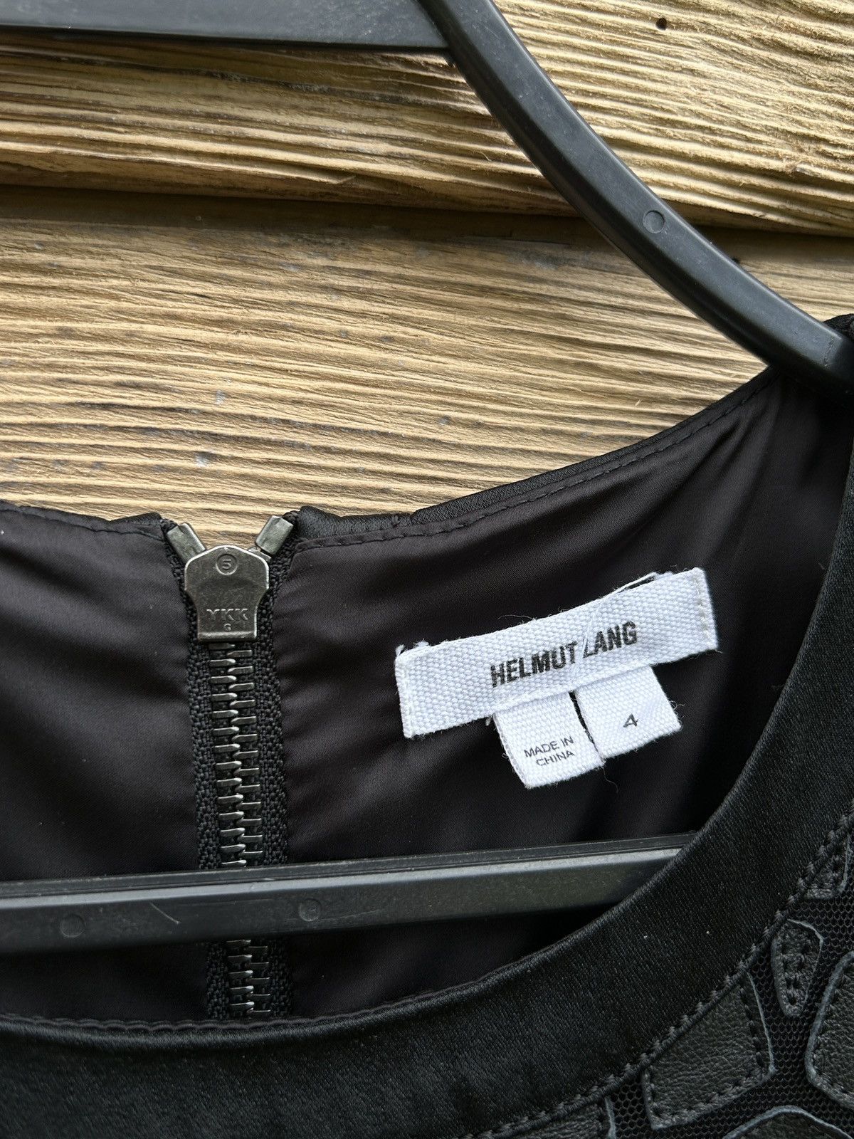 Helmut Lang Helmut Lang Leather Fractal Applique Mini Dreas Size S / US 4 / IT 40 - 6 Thumbnail