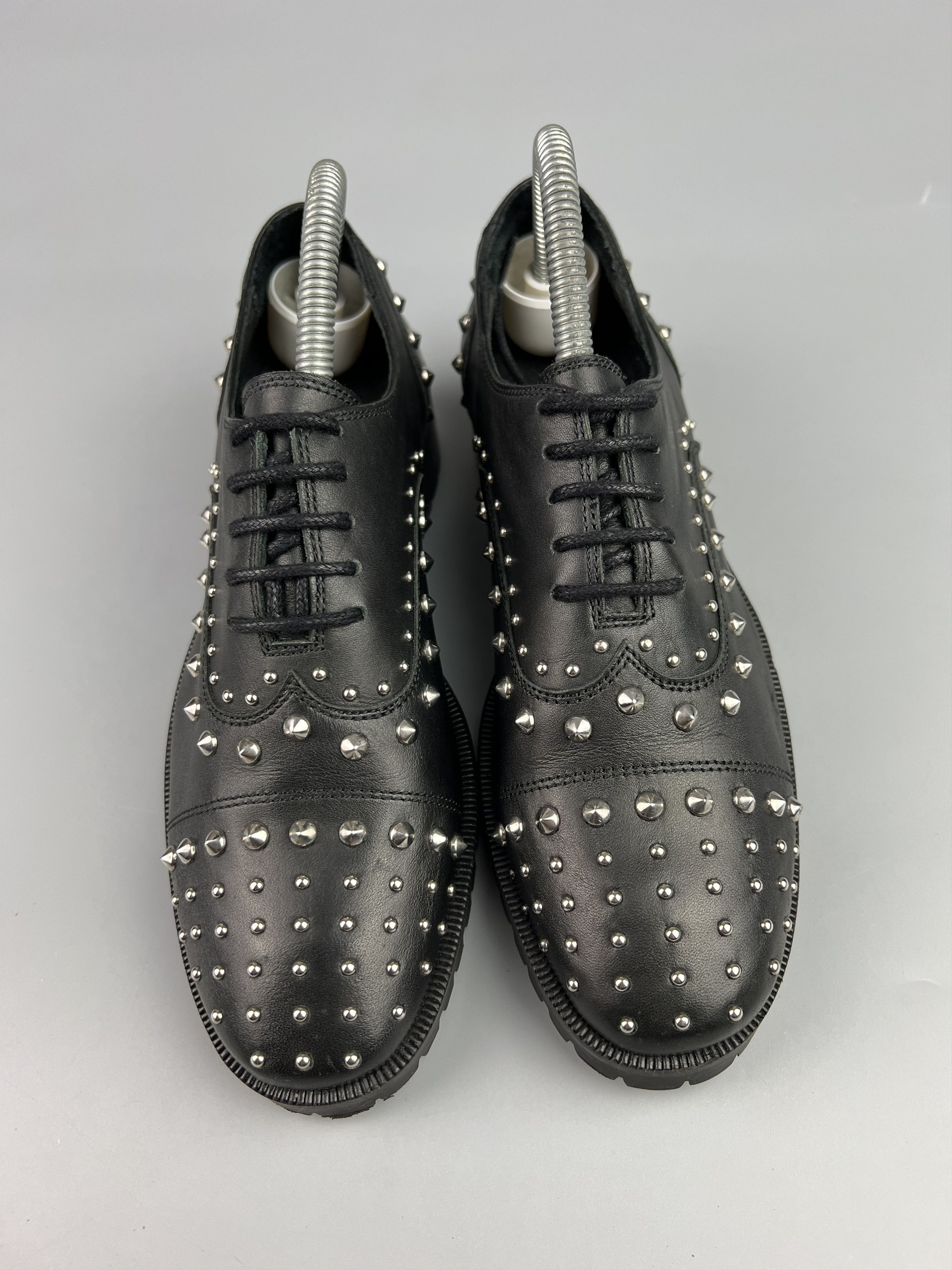 Designer × The Kooples The Kooples Studded Spike Leather Oxford Shoes Size 36 Size US 5 / IT 35 - 1 Thumbnail