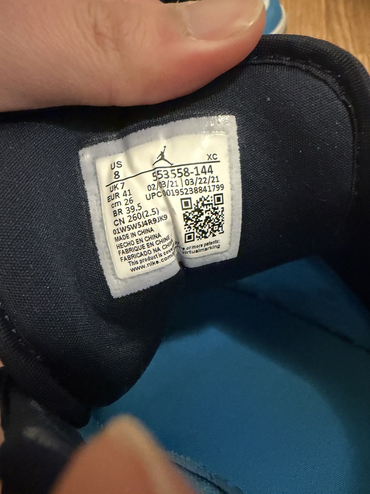 Jordan Brand Jordan 1 low unc Size US 8 / EU 41 - 8 Thumbnail