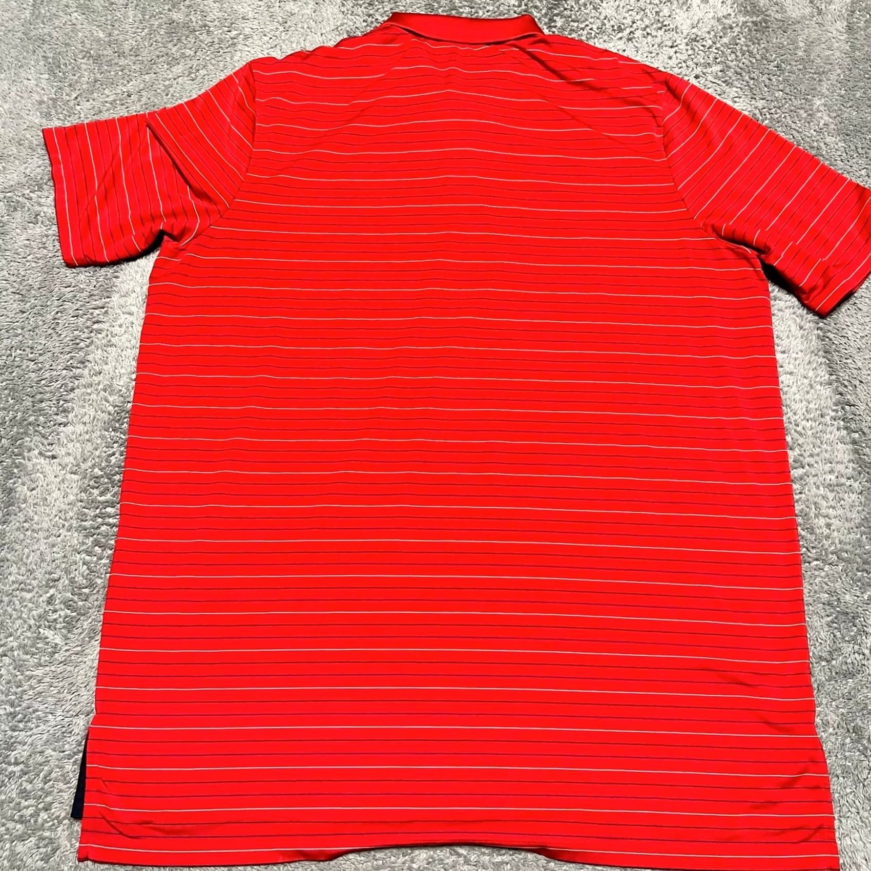 RLX Ralph Lauren RLX Ralph Lauren Polo Shirt Mens XL Red Striped Performance Golf Shirt Size US XL / EU 56 / 4 - 4 Thumbnail